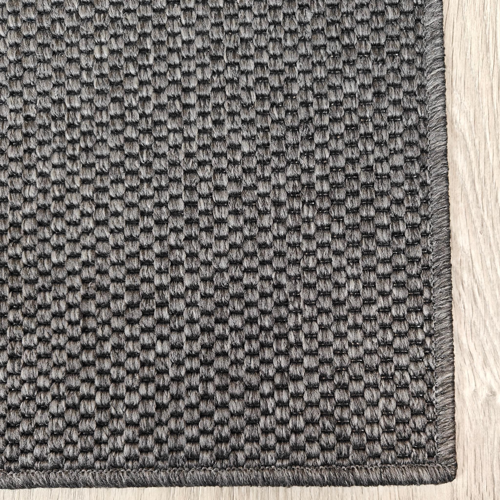 Narma BROOKLYN sileäksi kudottu matto, erikoismuoto - Harmaa