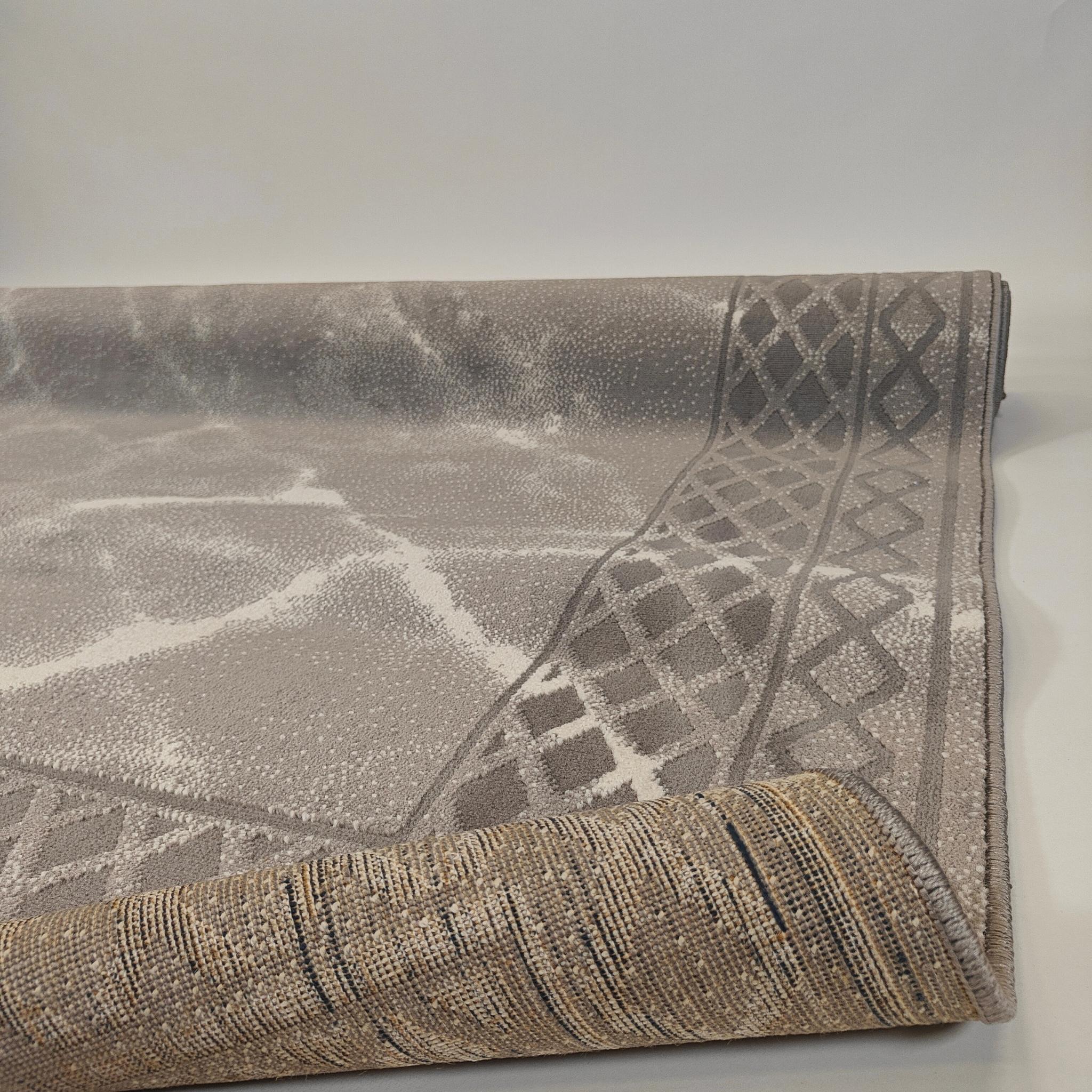 BRULI szary Lyhytnukkainen matto - harmaa