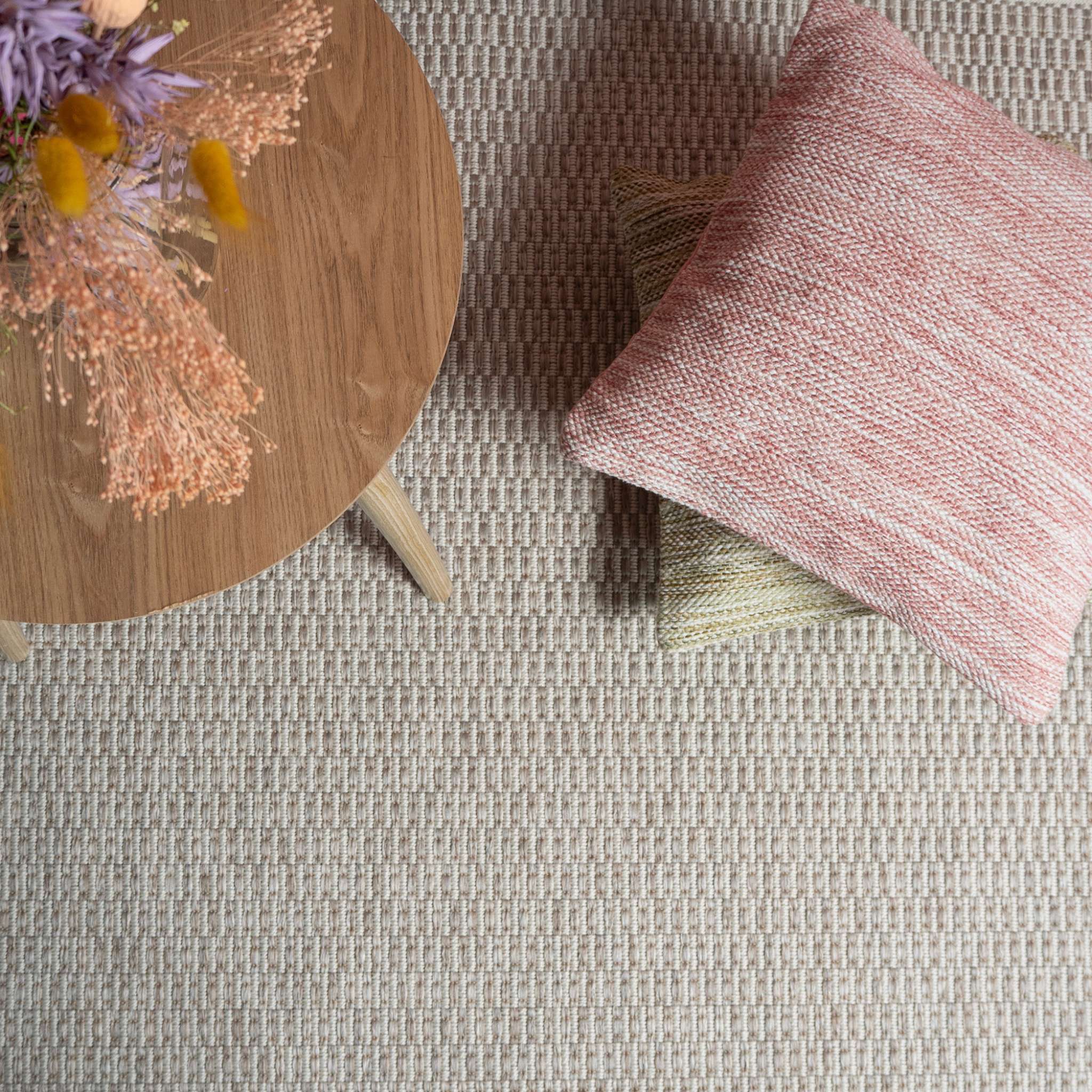 Caarna Easy-care rug Roll - natural white