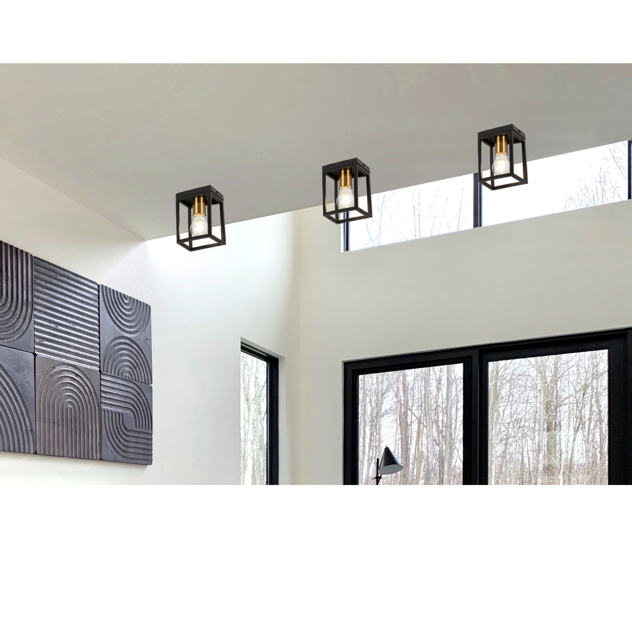 Cage 638701-02 - Kattovalaisin - Musta - Messinki