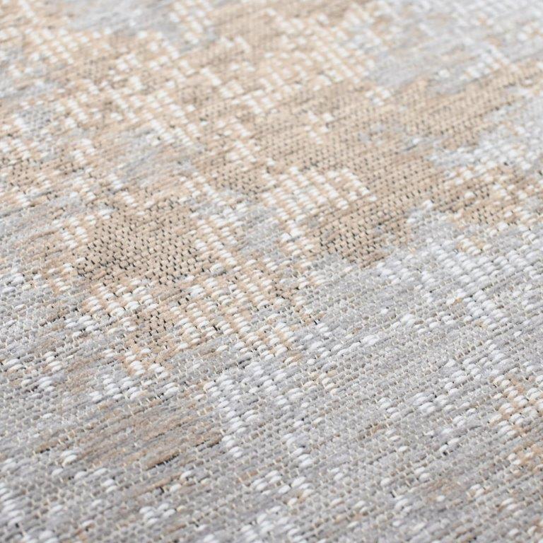 Carissa sileäksi kudottu matto - Vaaleaharmaa.