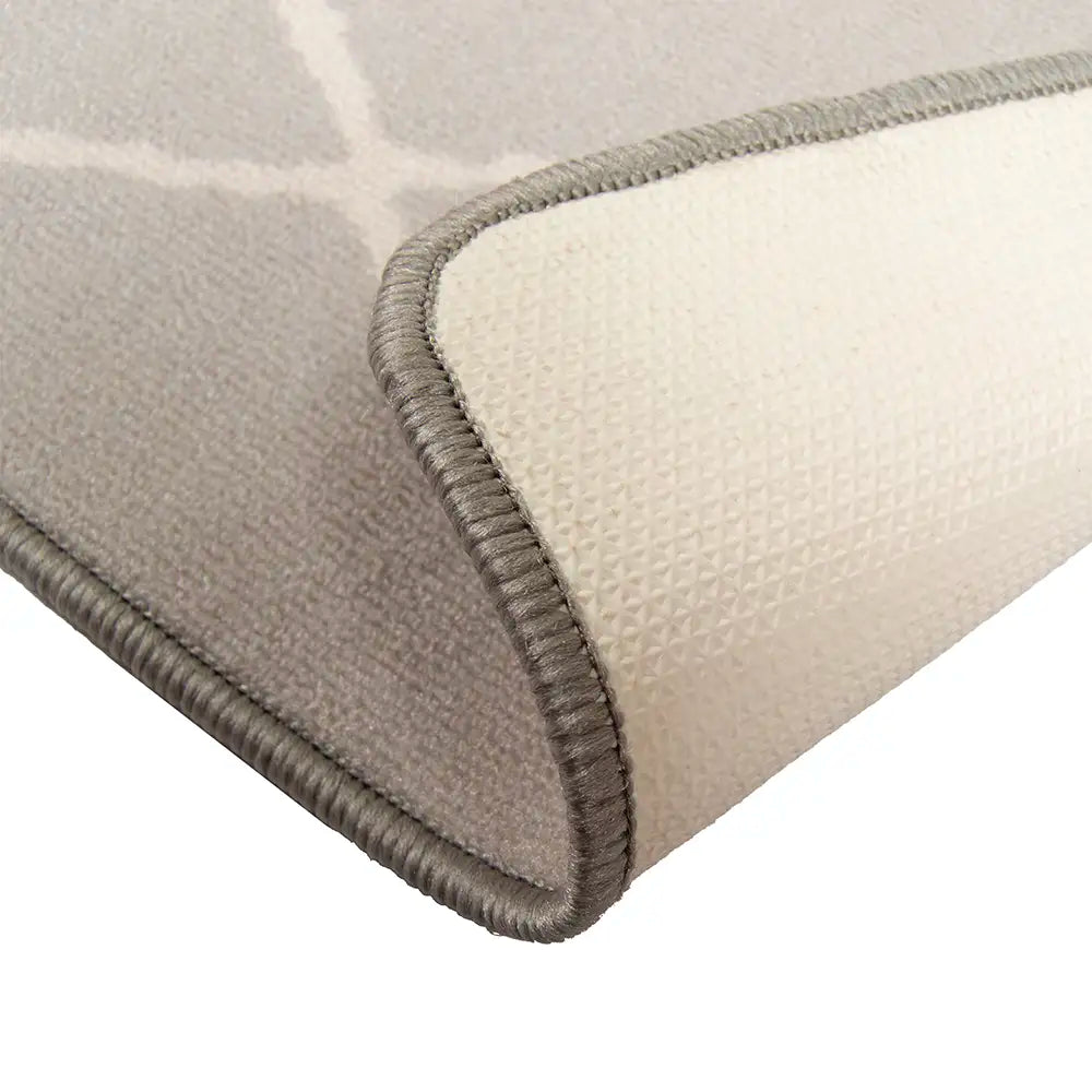 Carlos rubber backed Rug - light gray