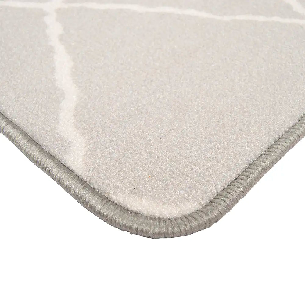 Carlos rubber backed Rug - light gray