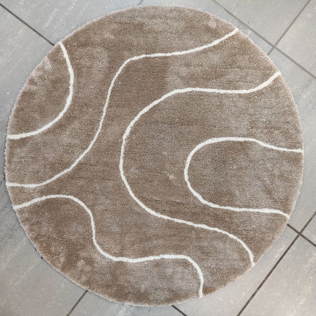 Curve pyöreä matto - beige.