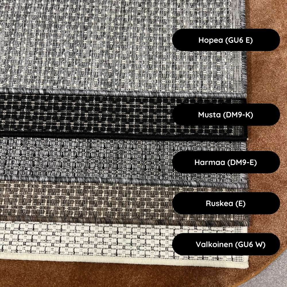 Dawn Foam 5787 sileäksi kudottu matto - harmaa.