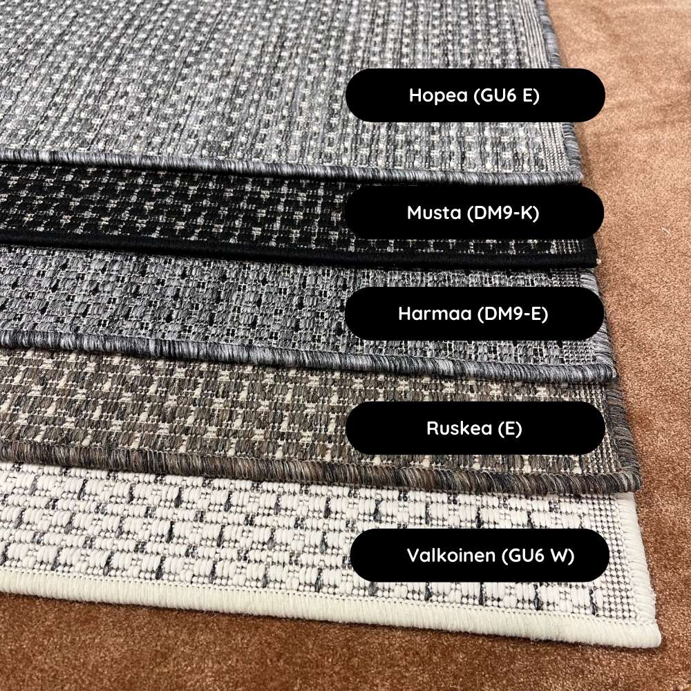 Dawn Foam 5787 sileäksi kudottu matto - harmaa.