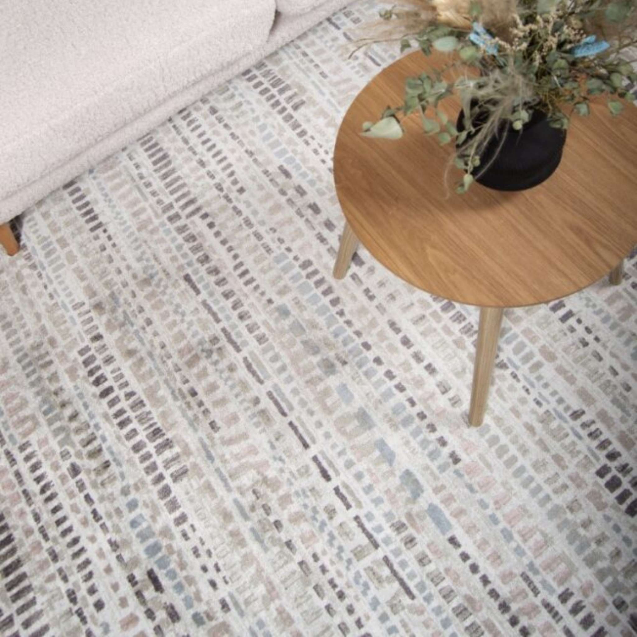 Dina viscose rug - multicolor