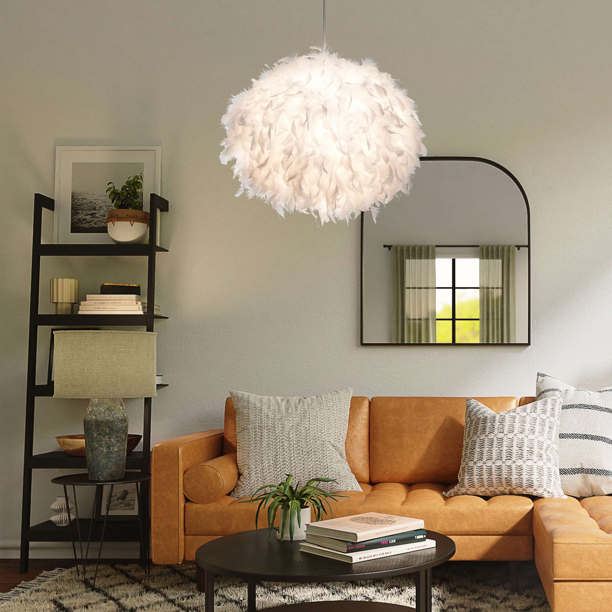 Ducky 328401-07 - Riippuvalaisin Ø 30cm - Valkoinen