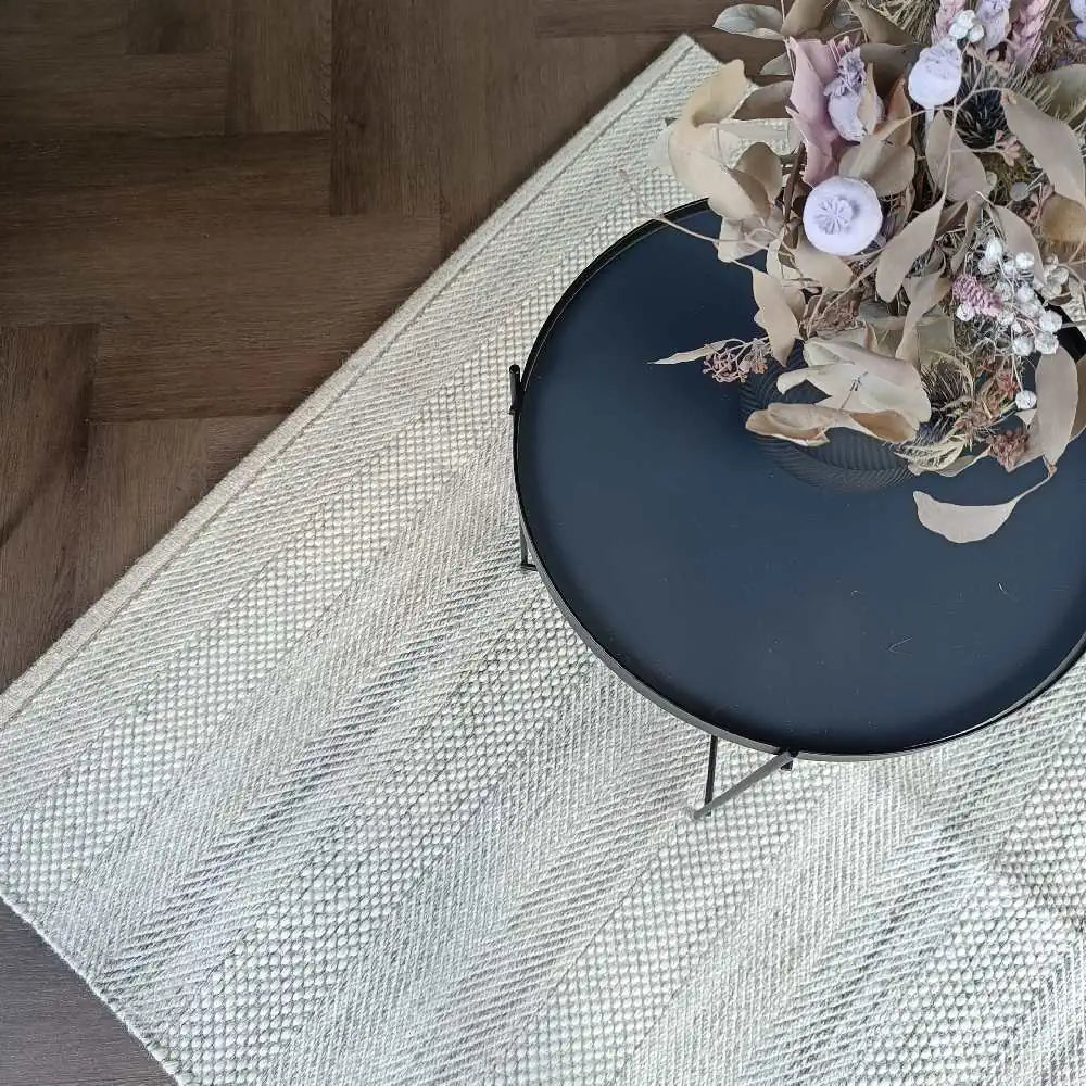 Ebba Wool rug - natural