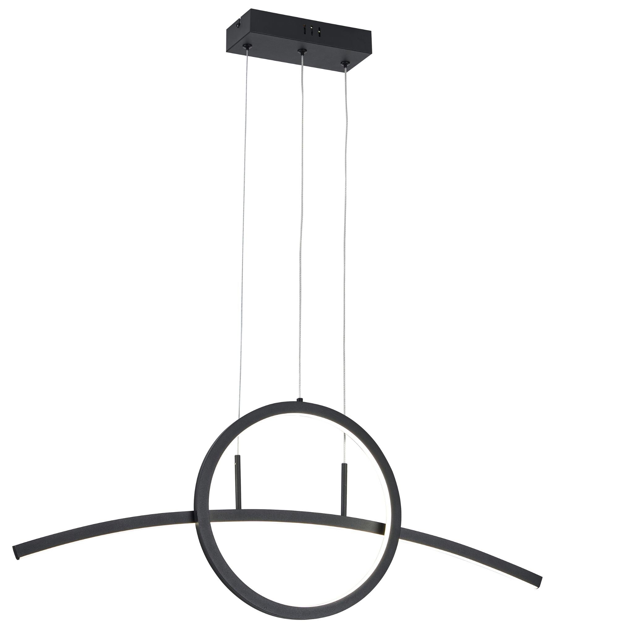 Evora 339801-30 - Pendant lamp - Sand black