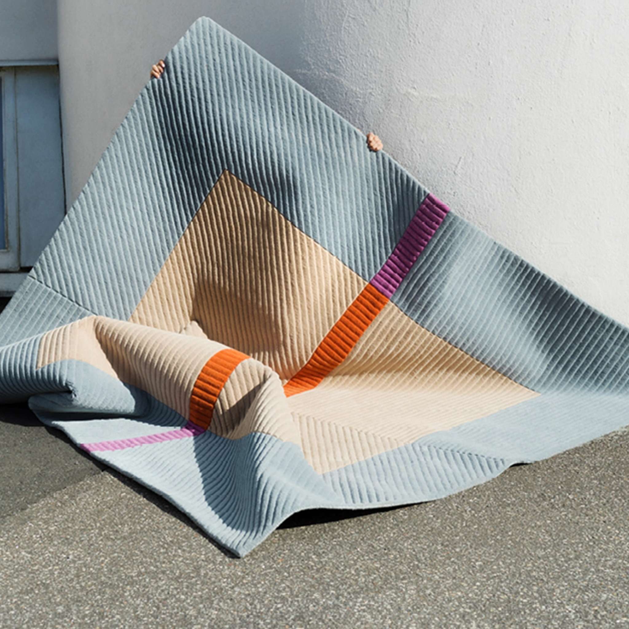 Finarte Akaatti villamatto - Sininen