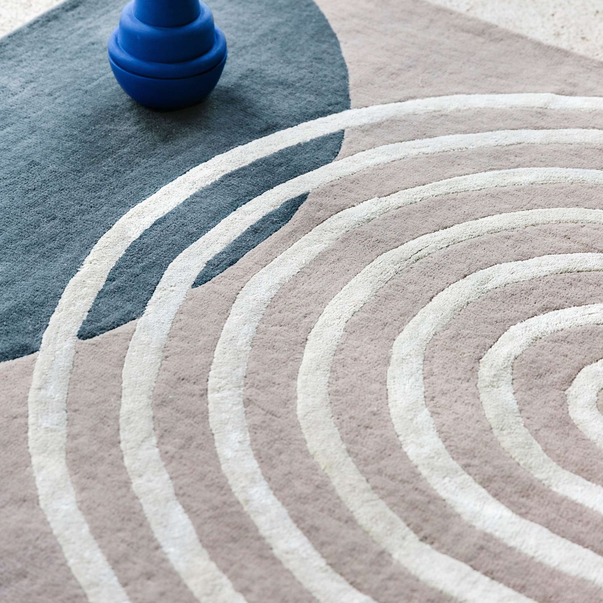 Finarte Atrium villamatto - Beige Harmaa