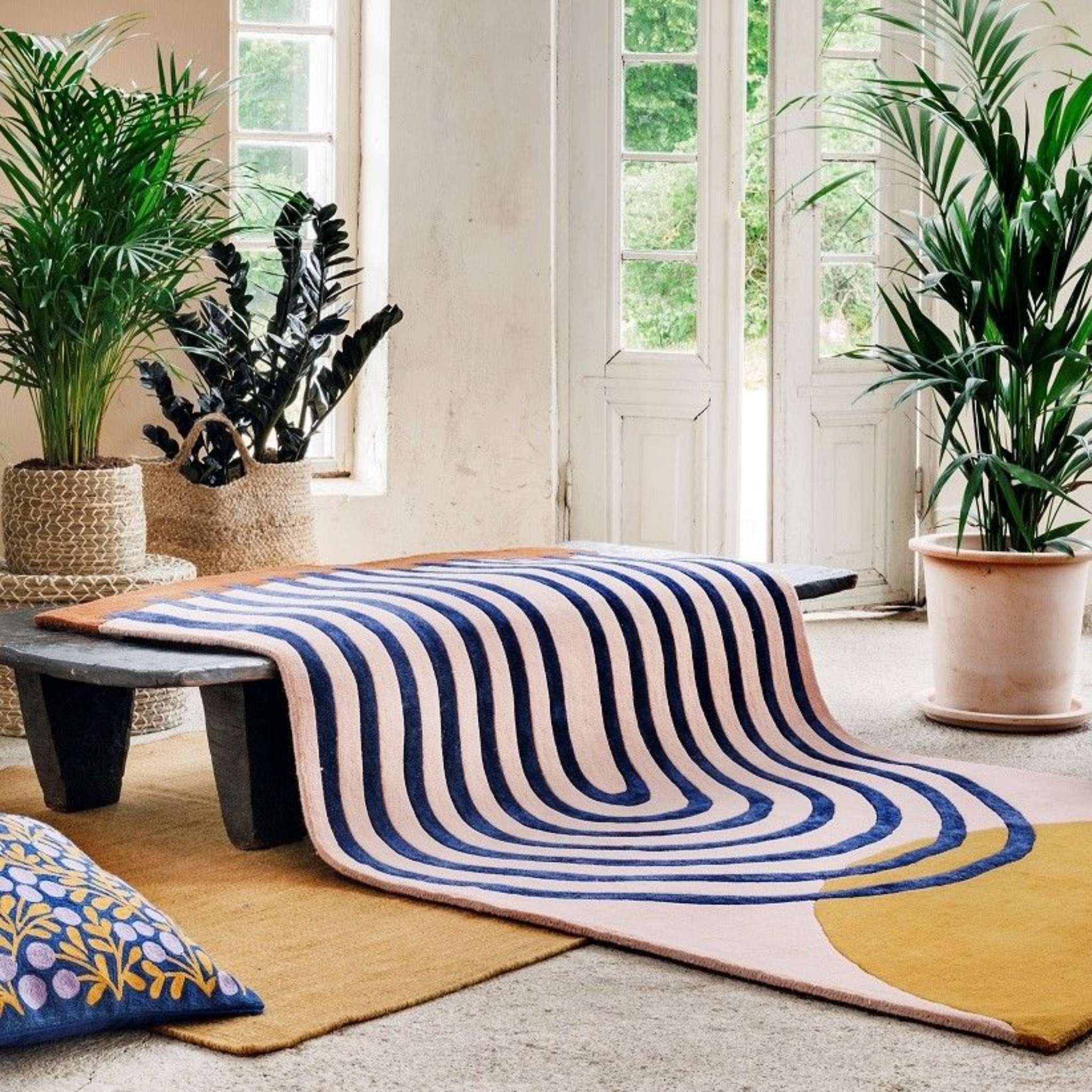 Finarte Atrium Wool rug - Pink Gold