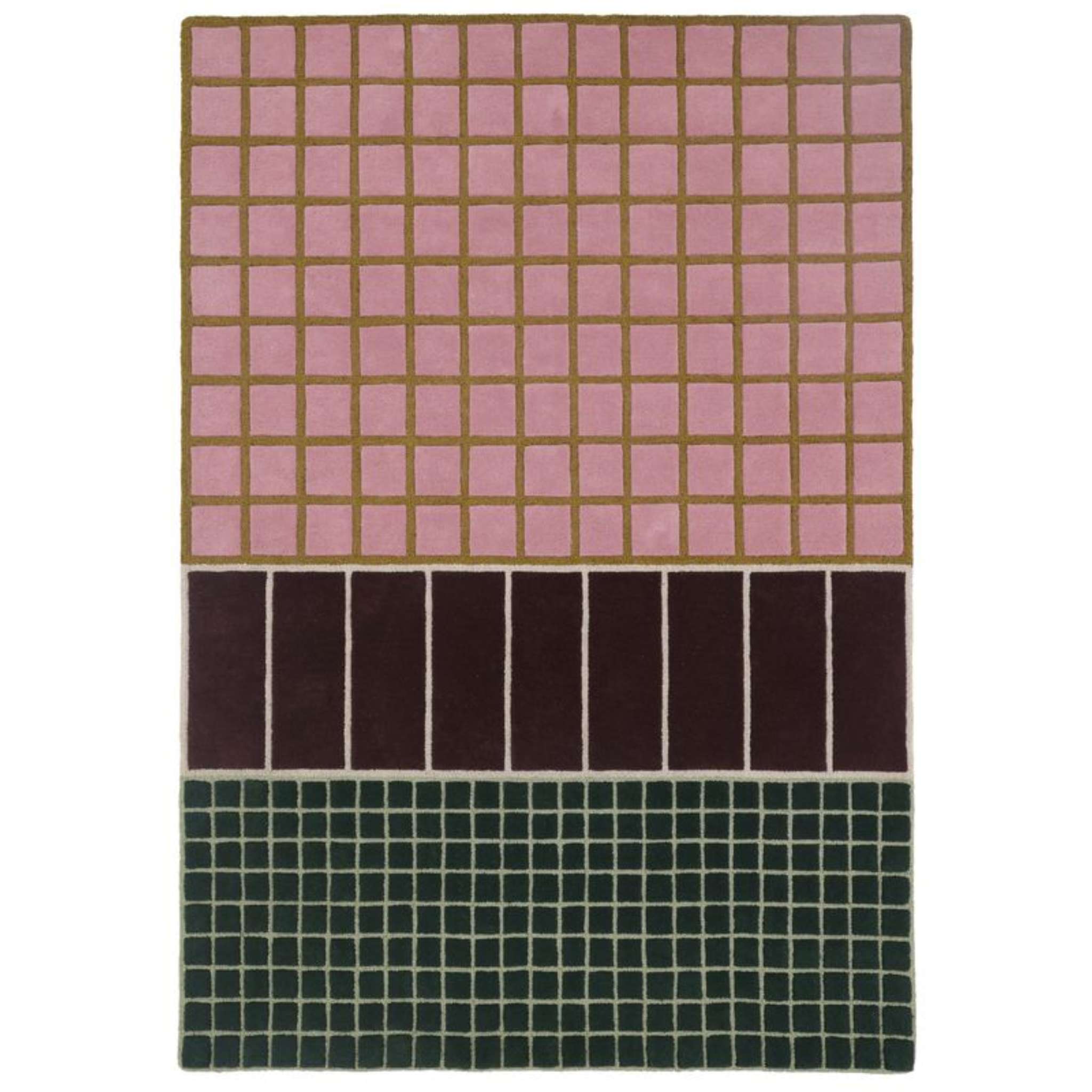 Finarte Baden Wool rug - Pink