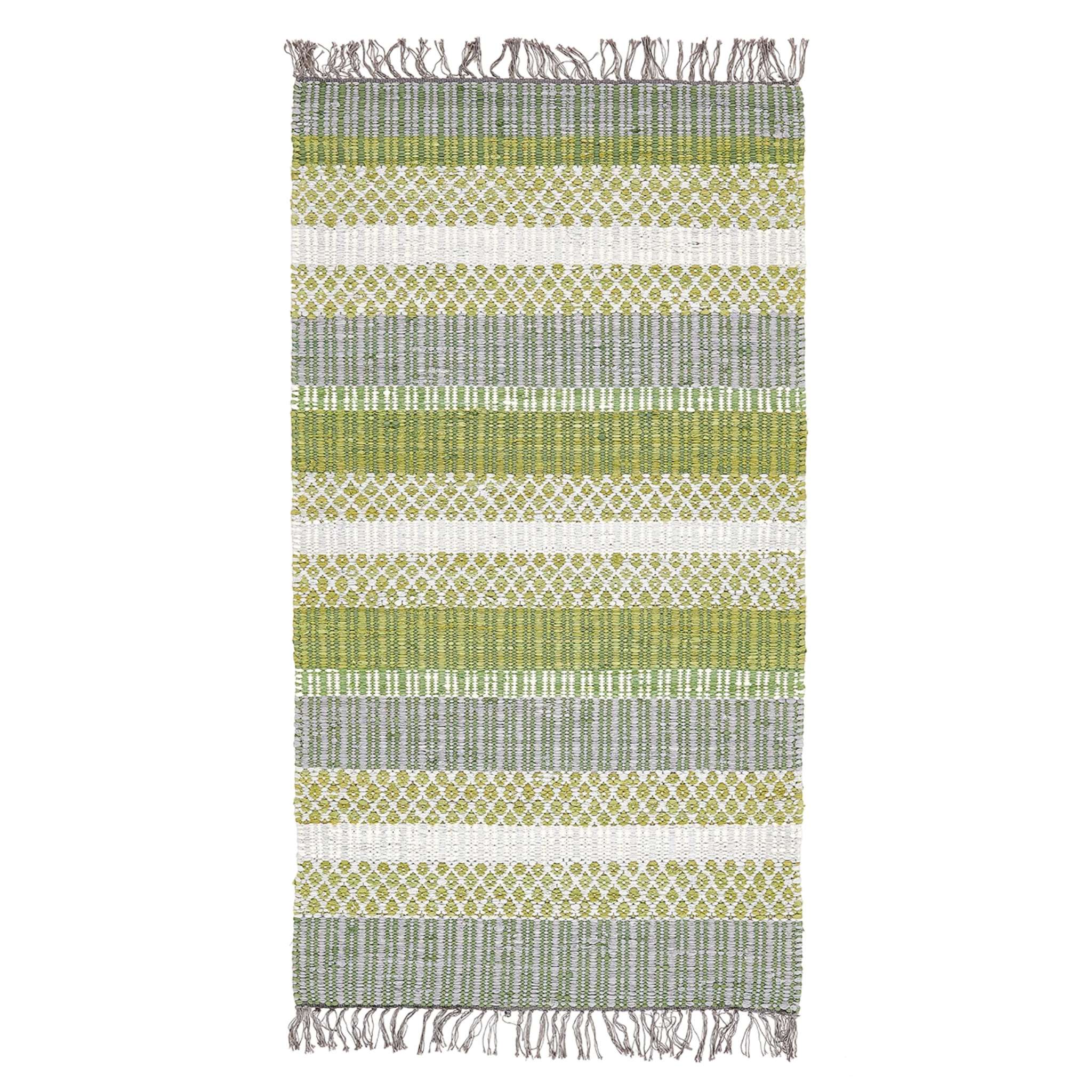 Finarte Birgitta puuvillamatto - Vihreä