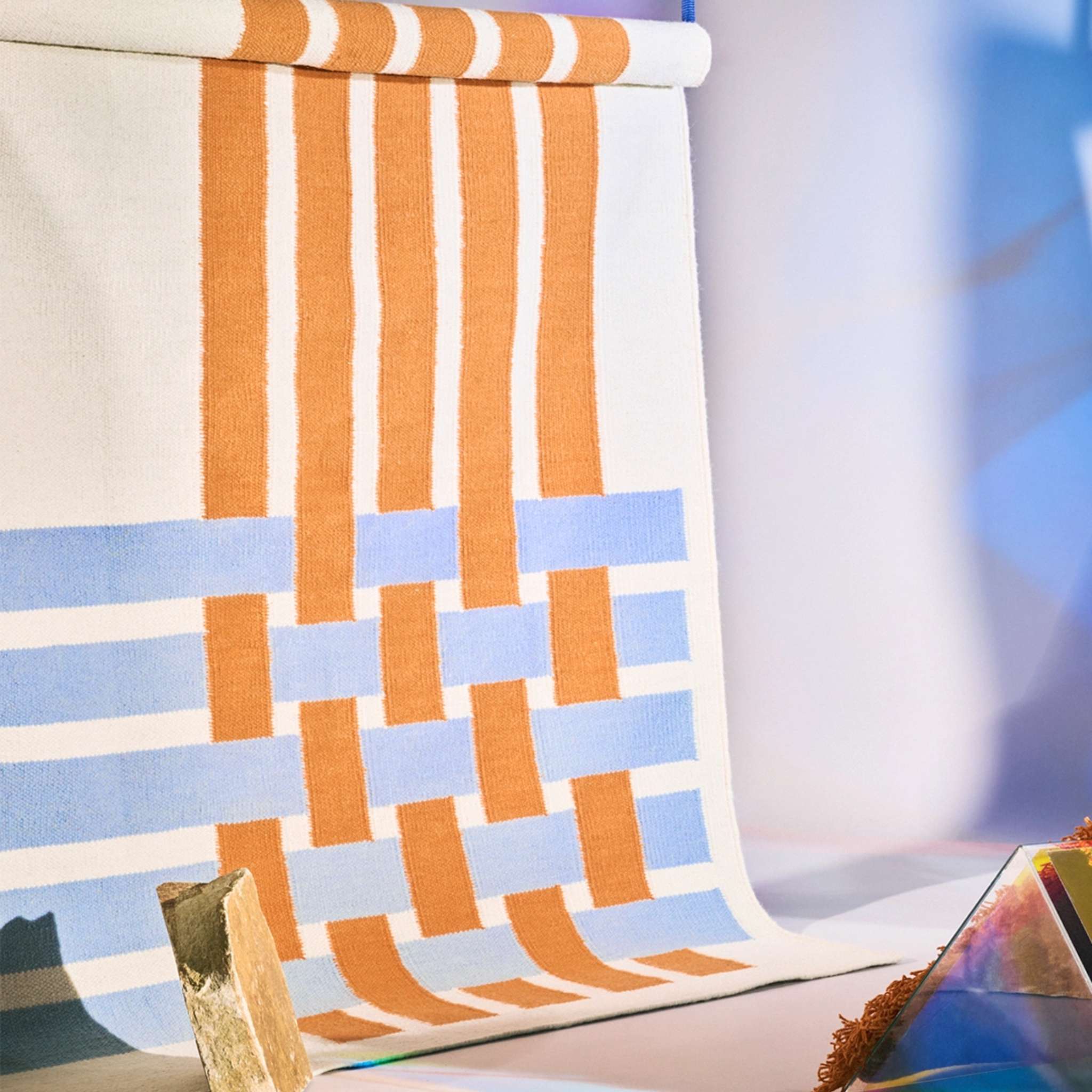 Finarte Bond Wool rug - White