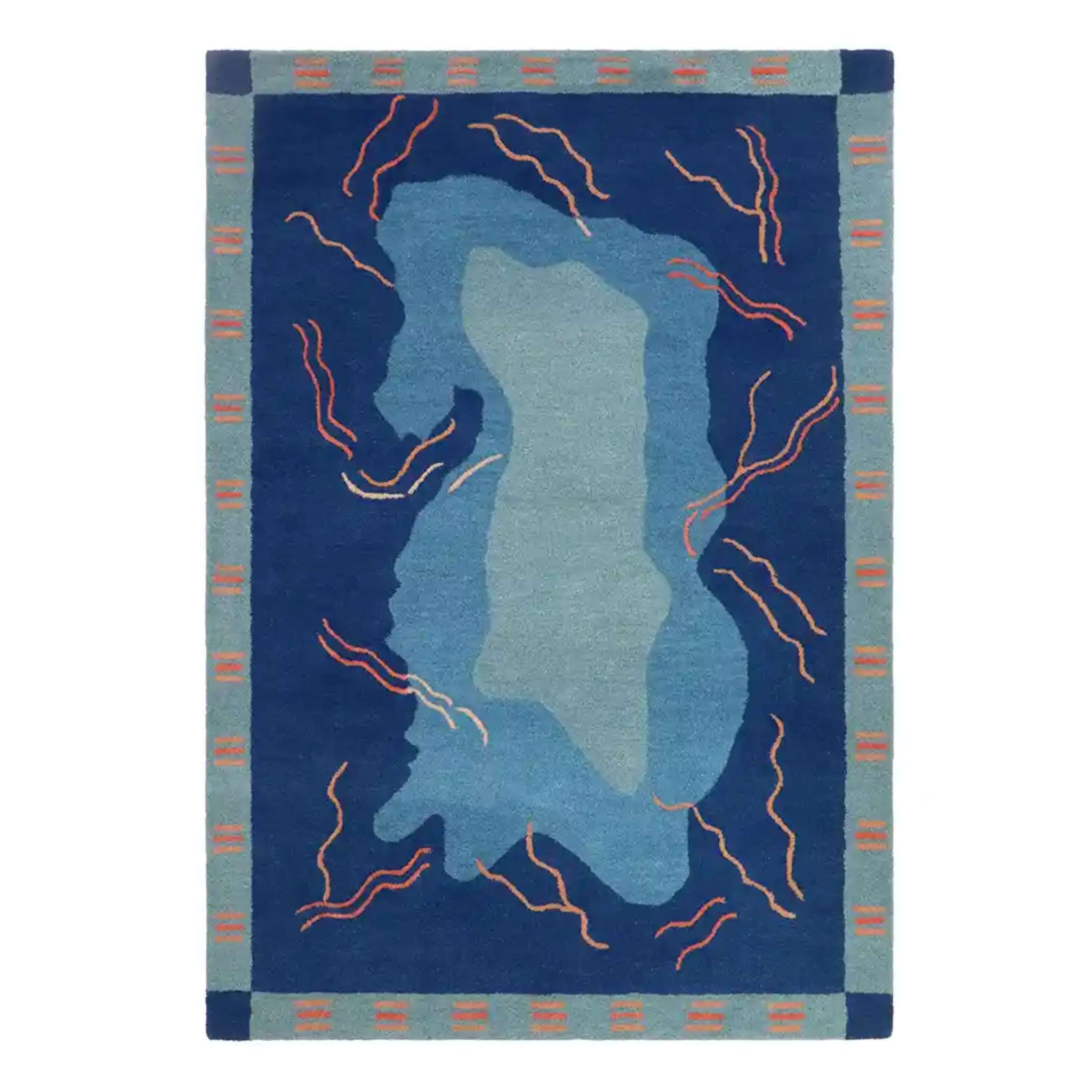 Finarte Columbus villamatto - Sininen