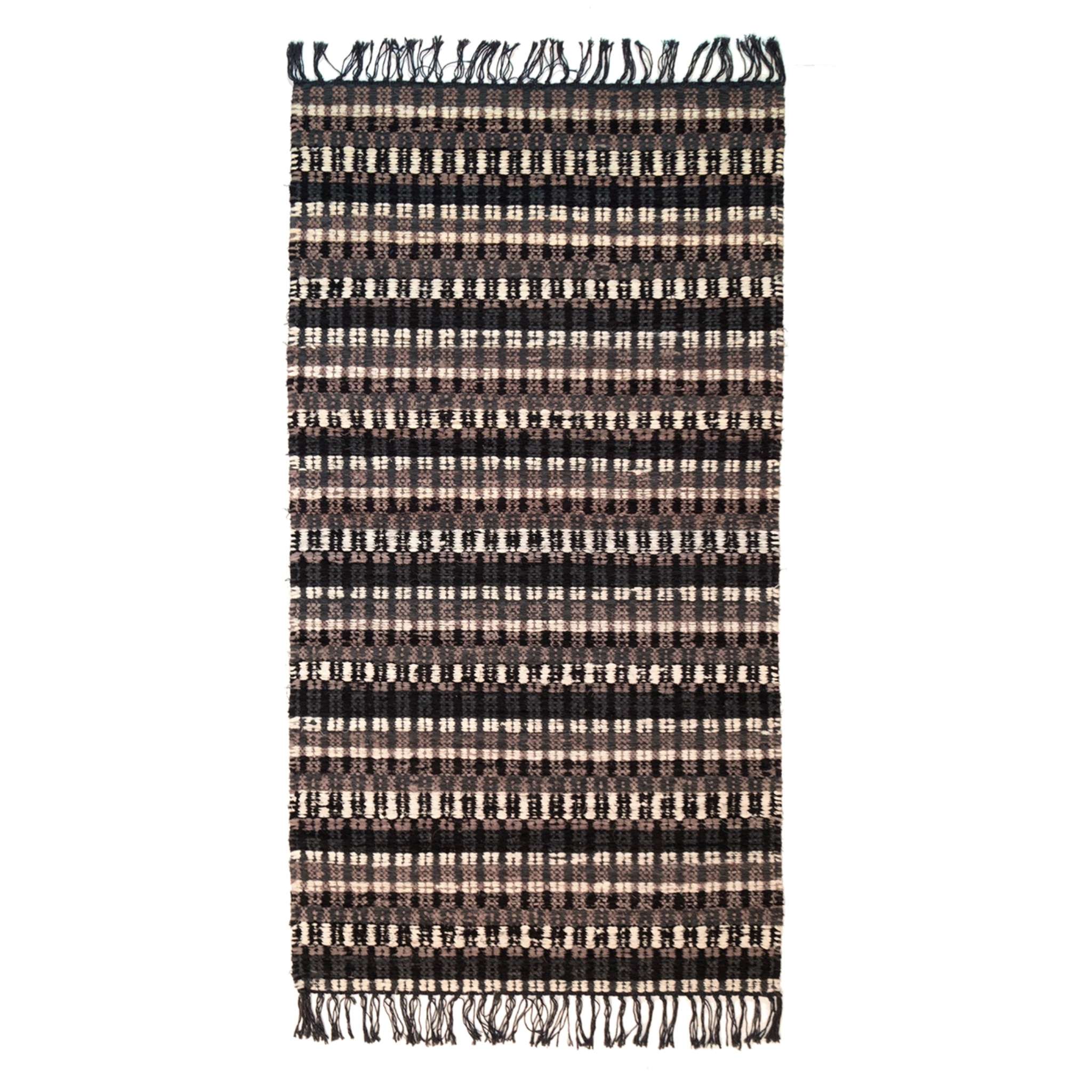 Finarte Huvila puuvillamatto - Musta