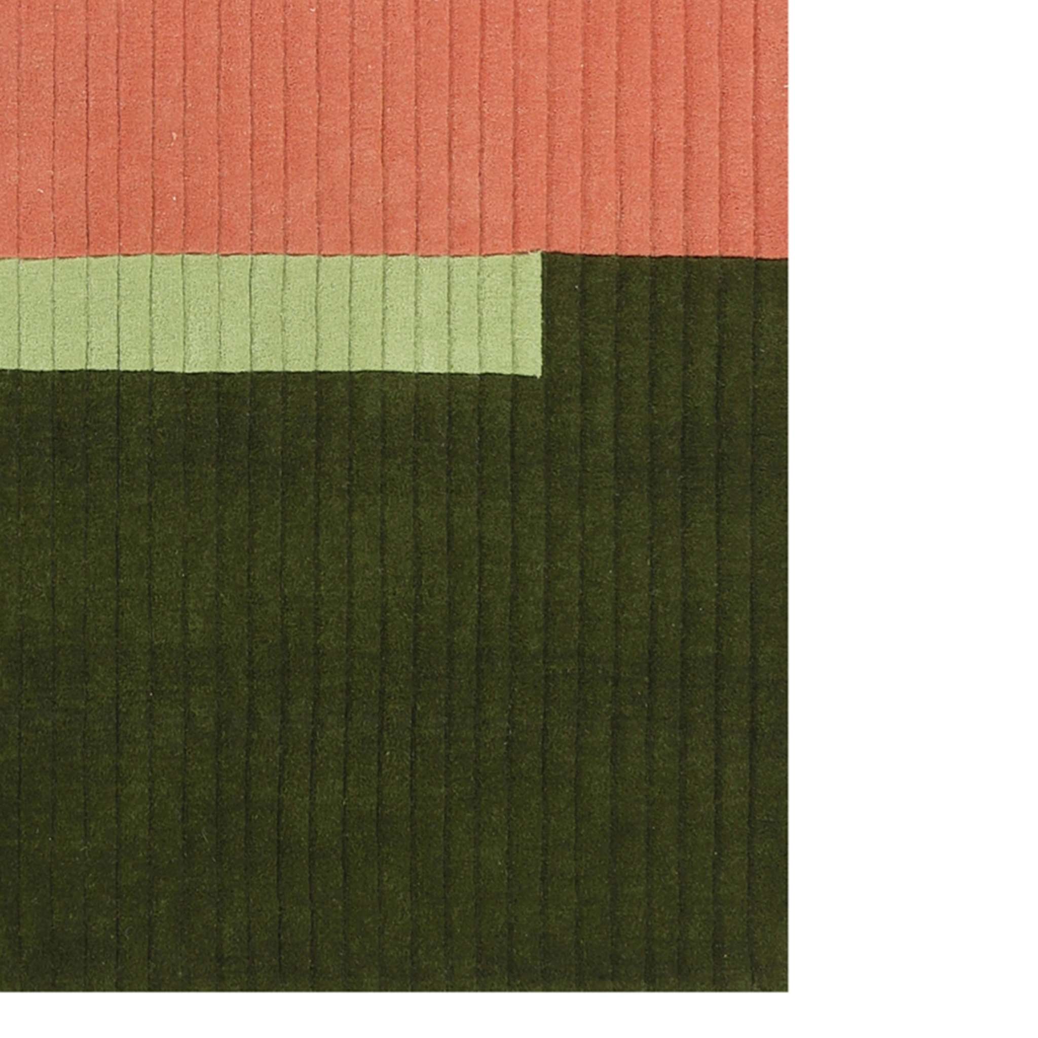 Finarte Jade Wool rug - Green Pink