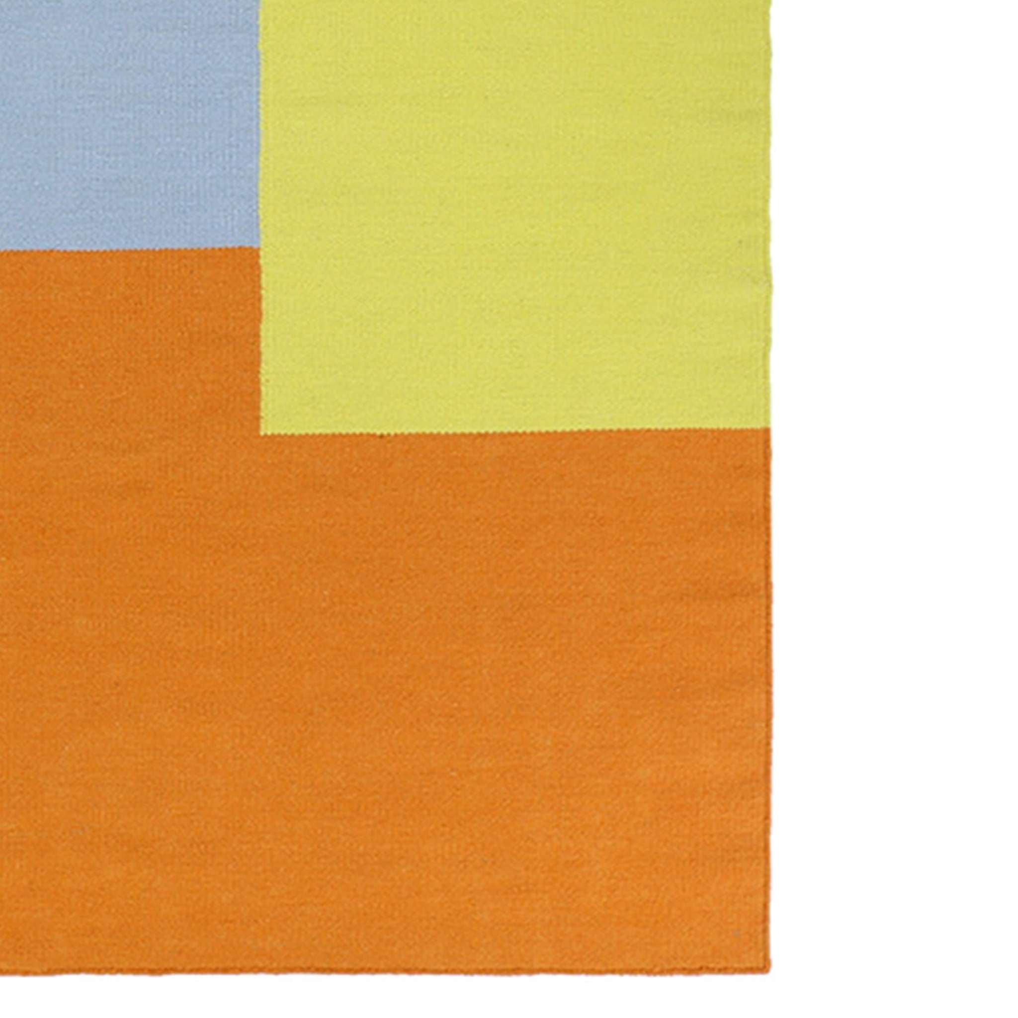 Finarte Kortteli villamatto - Valkoinen Keltainen