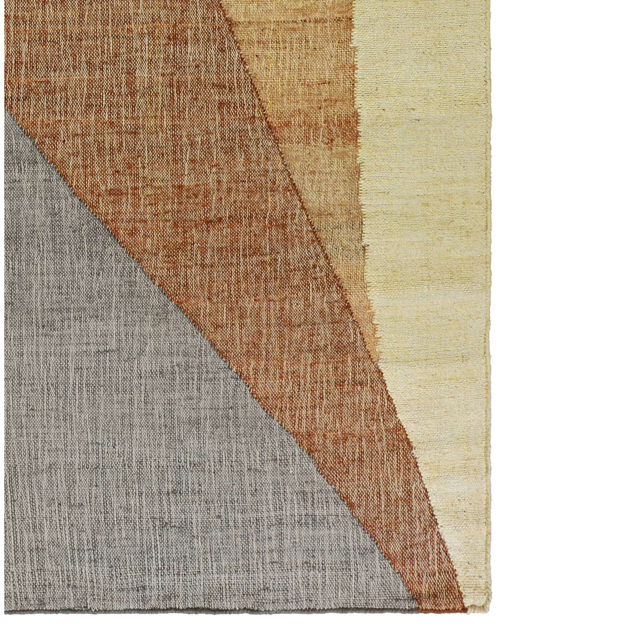 Finarte Moduli Jute-Cotton rug - Mustard