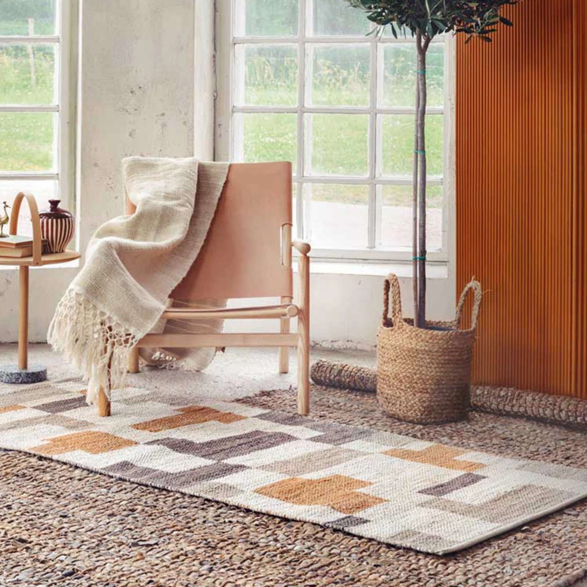 Finarte Mosaiikki Cotton rug - Colorful
