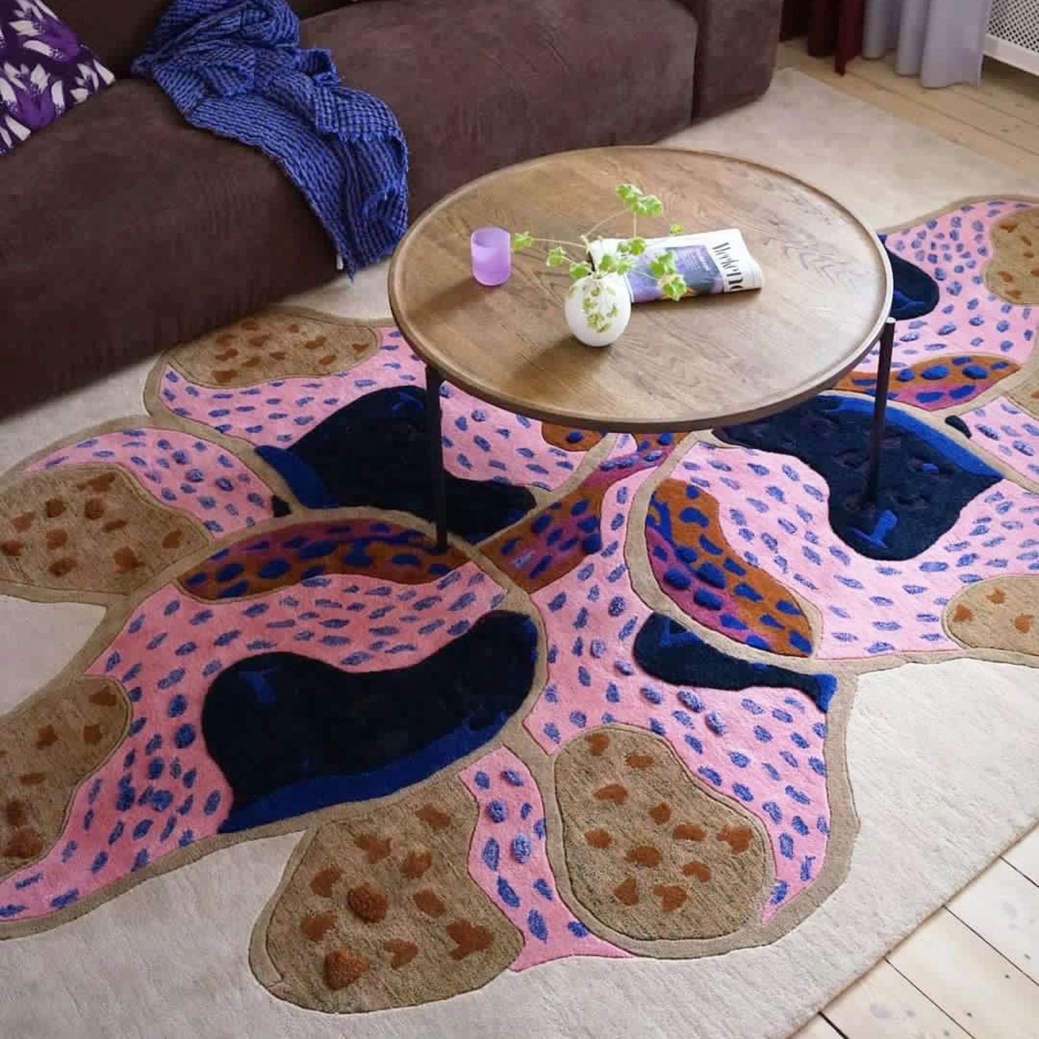 Finarte Pome Wool rug - Beige