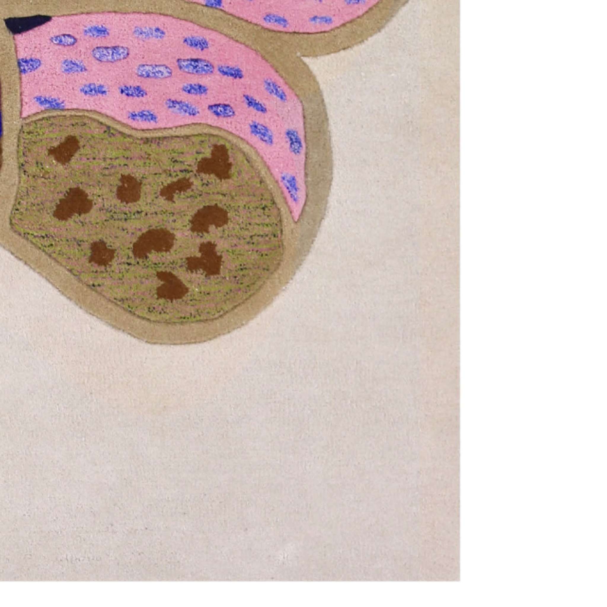 Finarte Pome Wool rug - Beige