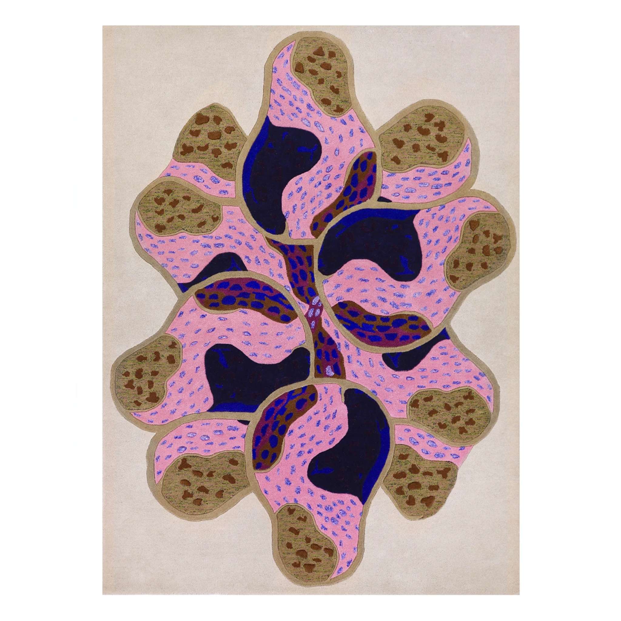 Finarte Pome Wool rug - Beige