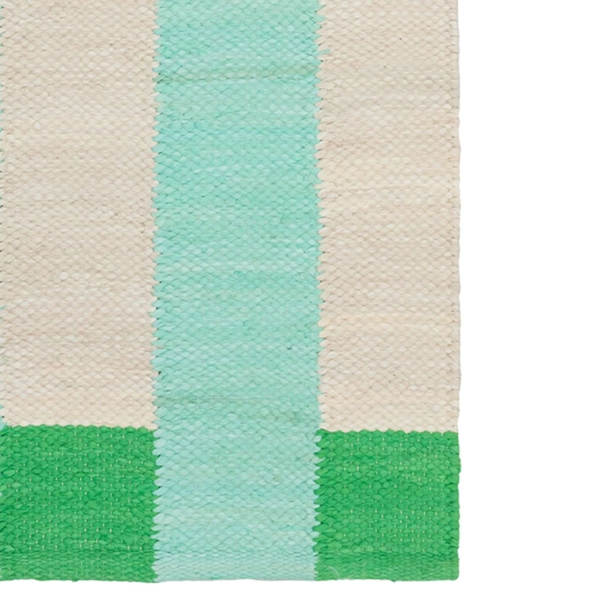 Finarte Rytmi Cotton rug - White Blue