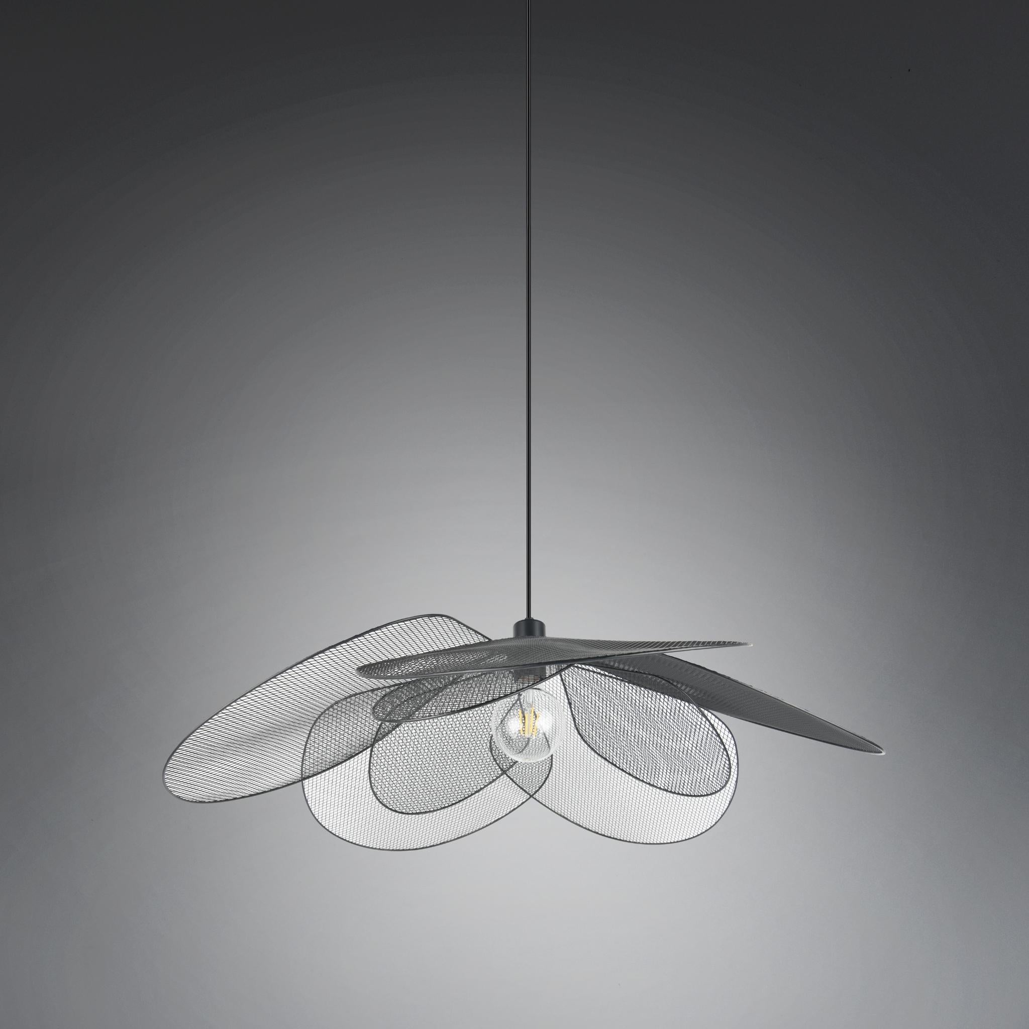 TRIO Fleure pendant lamp - matte black
