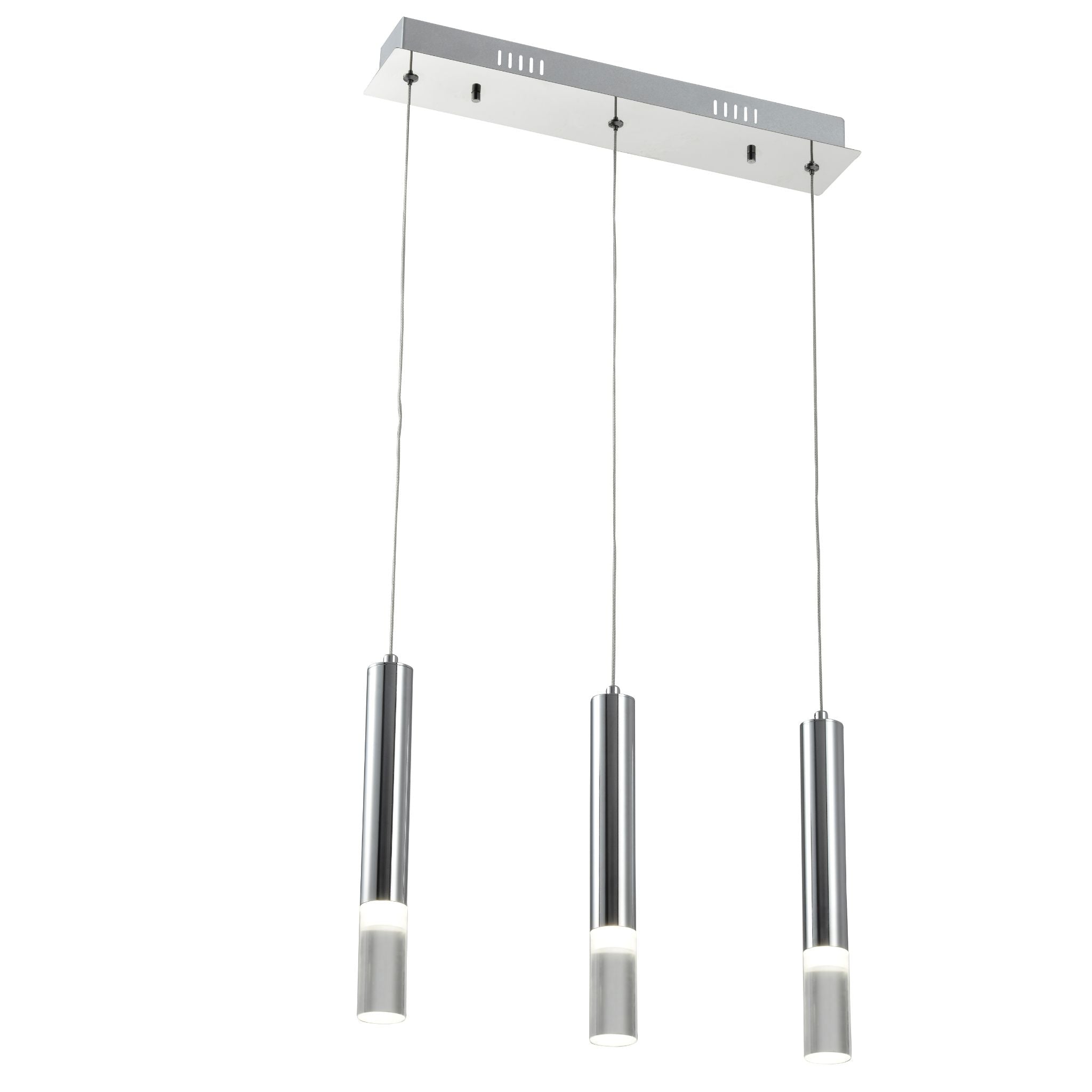 Gwen 330503-06 - Riippuvalaisin 3-osainen - Kromi - Valkoinen