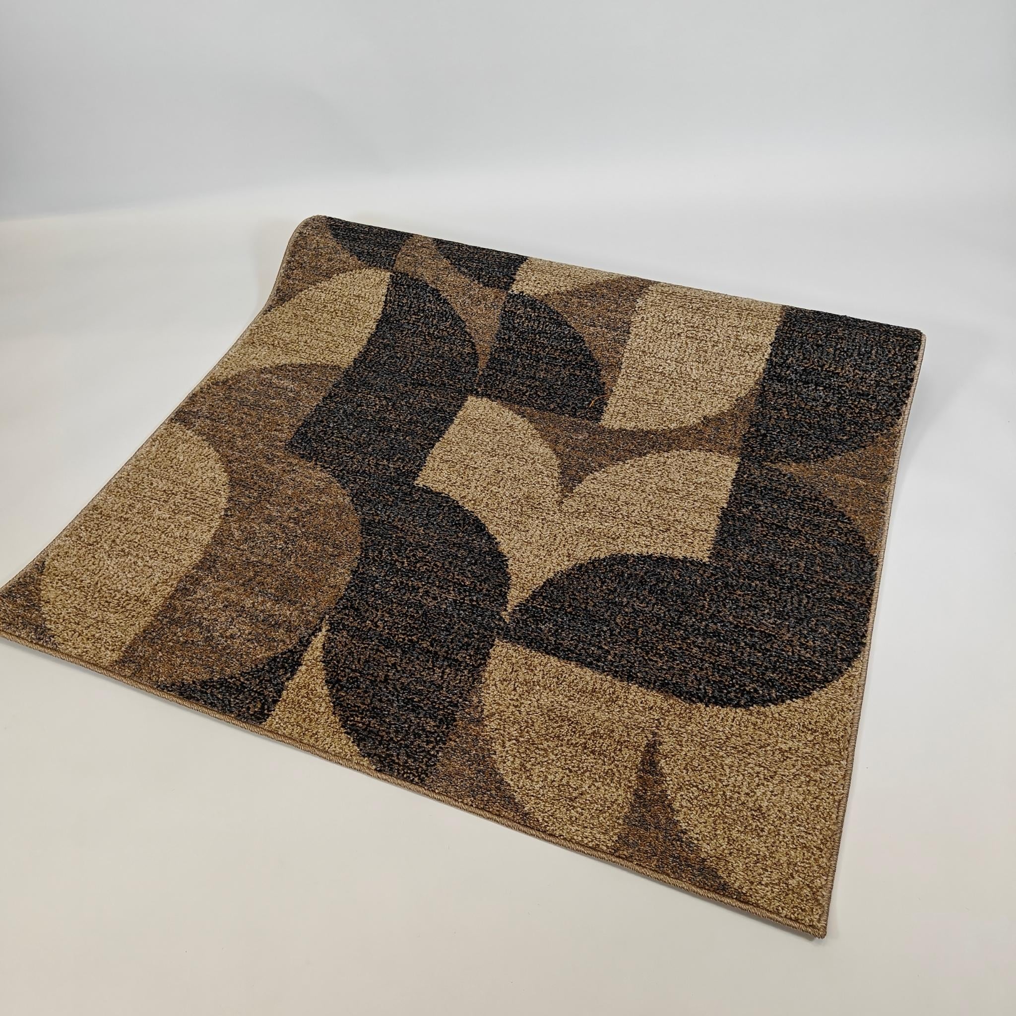 Geometris nukkamatto - beige