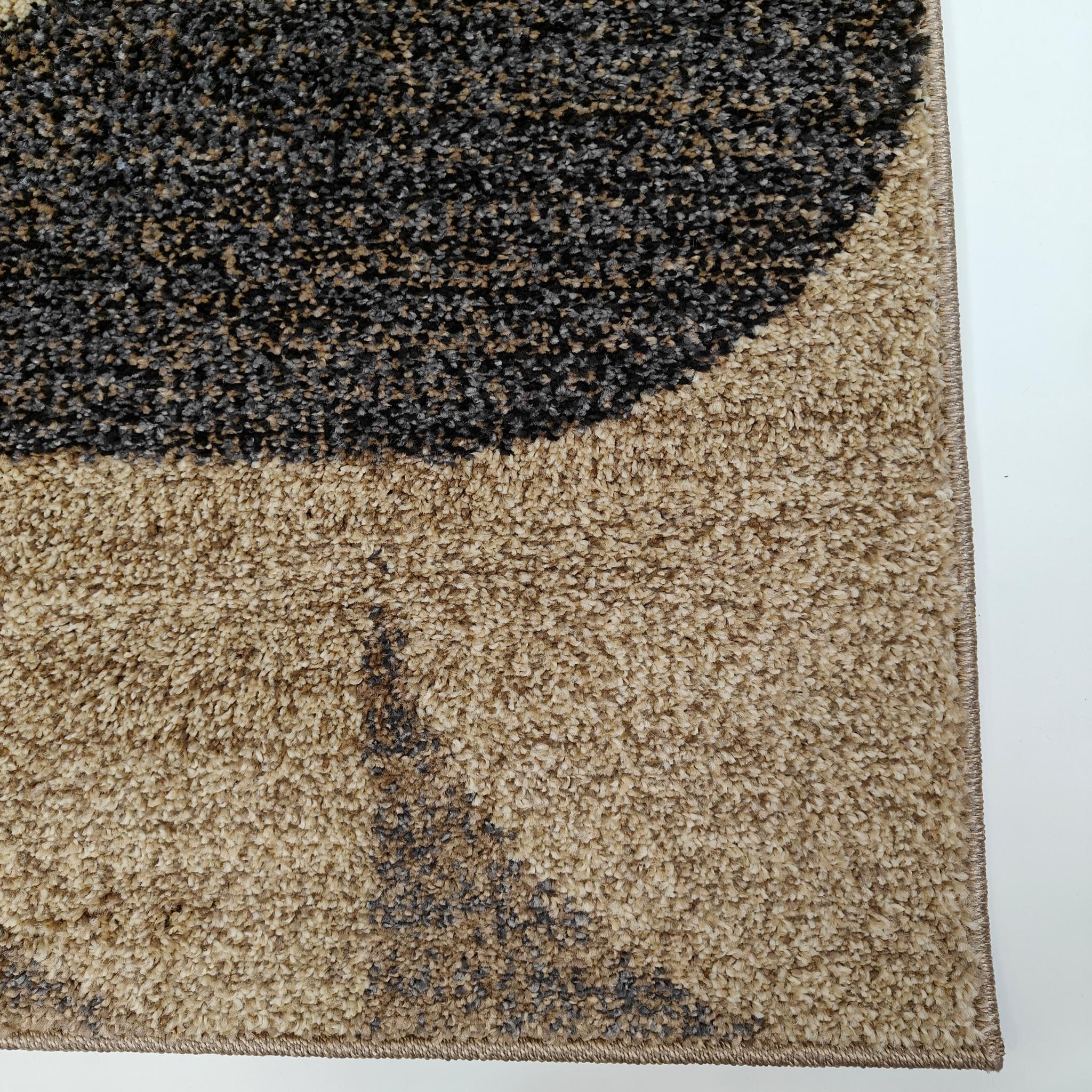 Geometris nukkamatto - beige