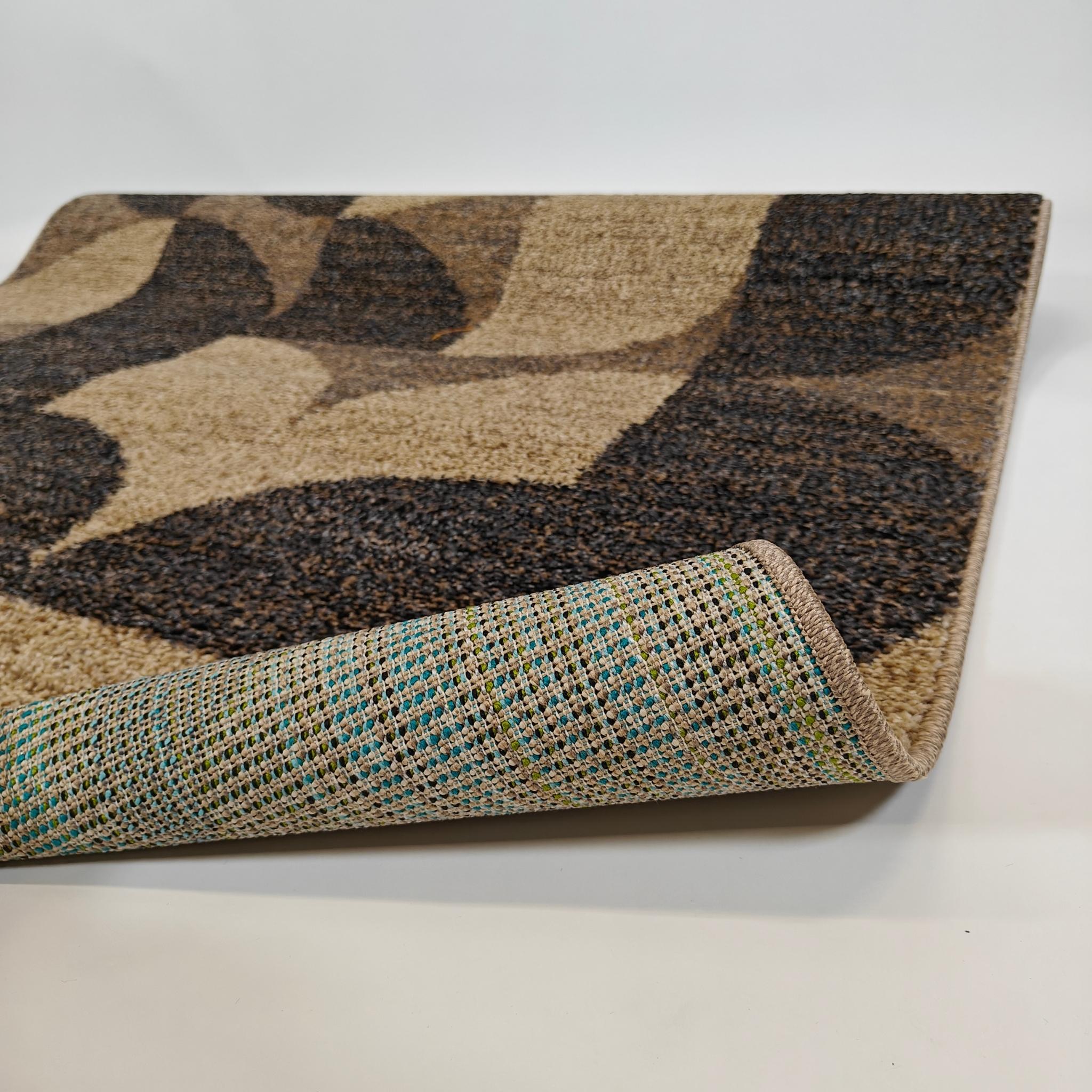 Geometris nukkamatto - beige