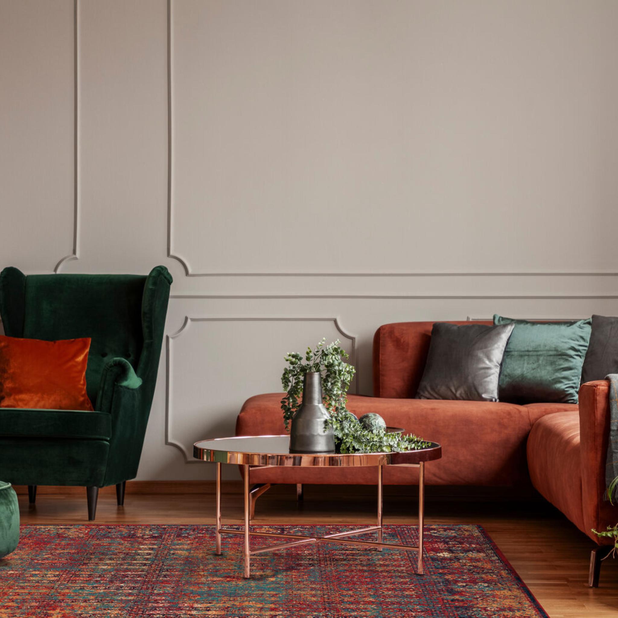 Grawe Wool rug - red