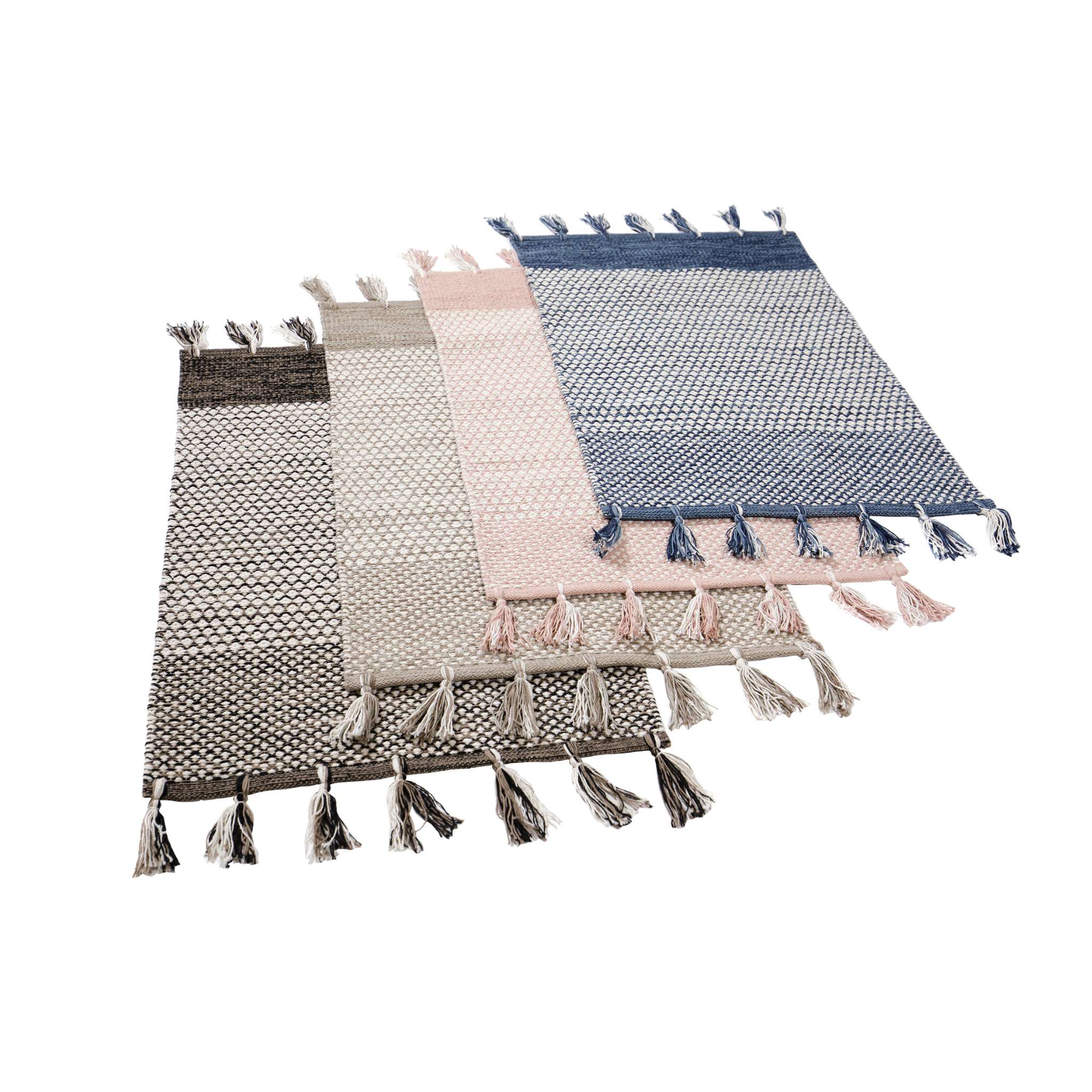 Hilla puuvillamatto - musta.