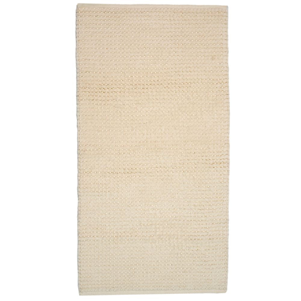 Huurre villamatto - luonnonvalkoinen.