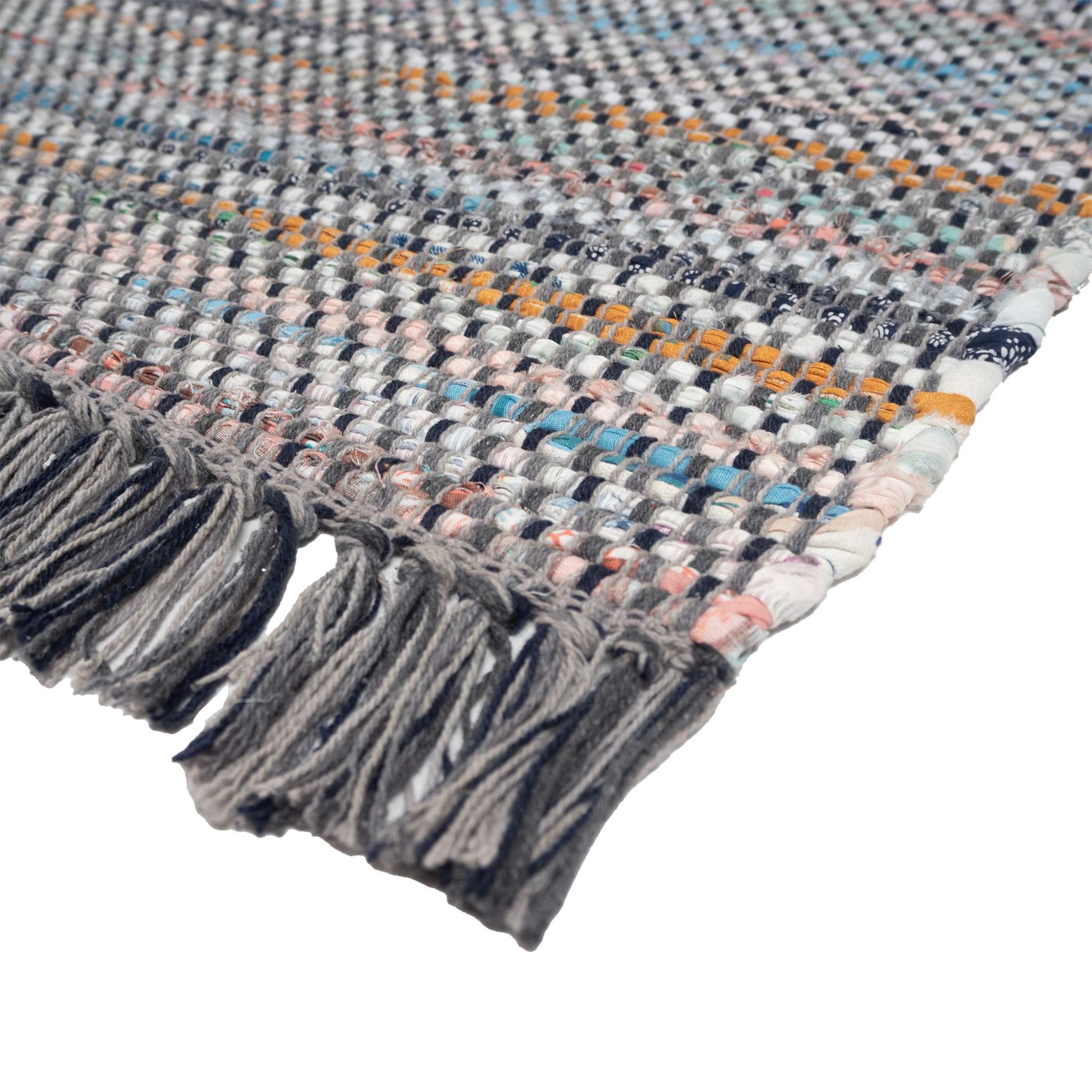 Huviniemi Cotton rug - Gray