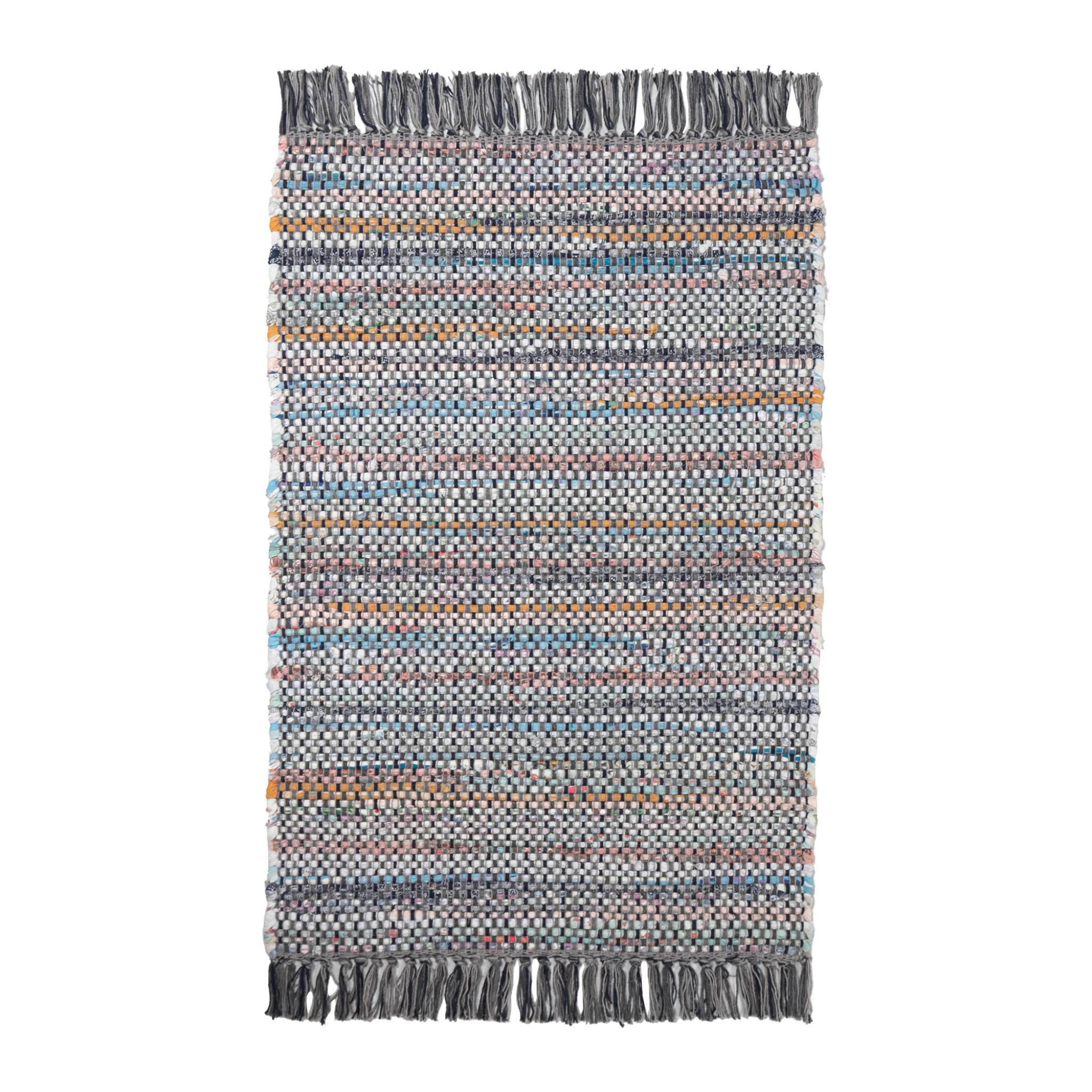 Huviniemi Cotton rug - Gray