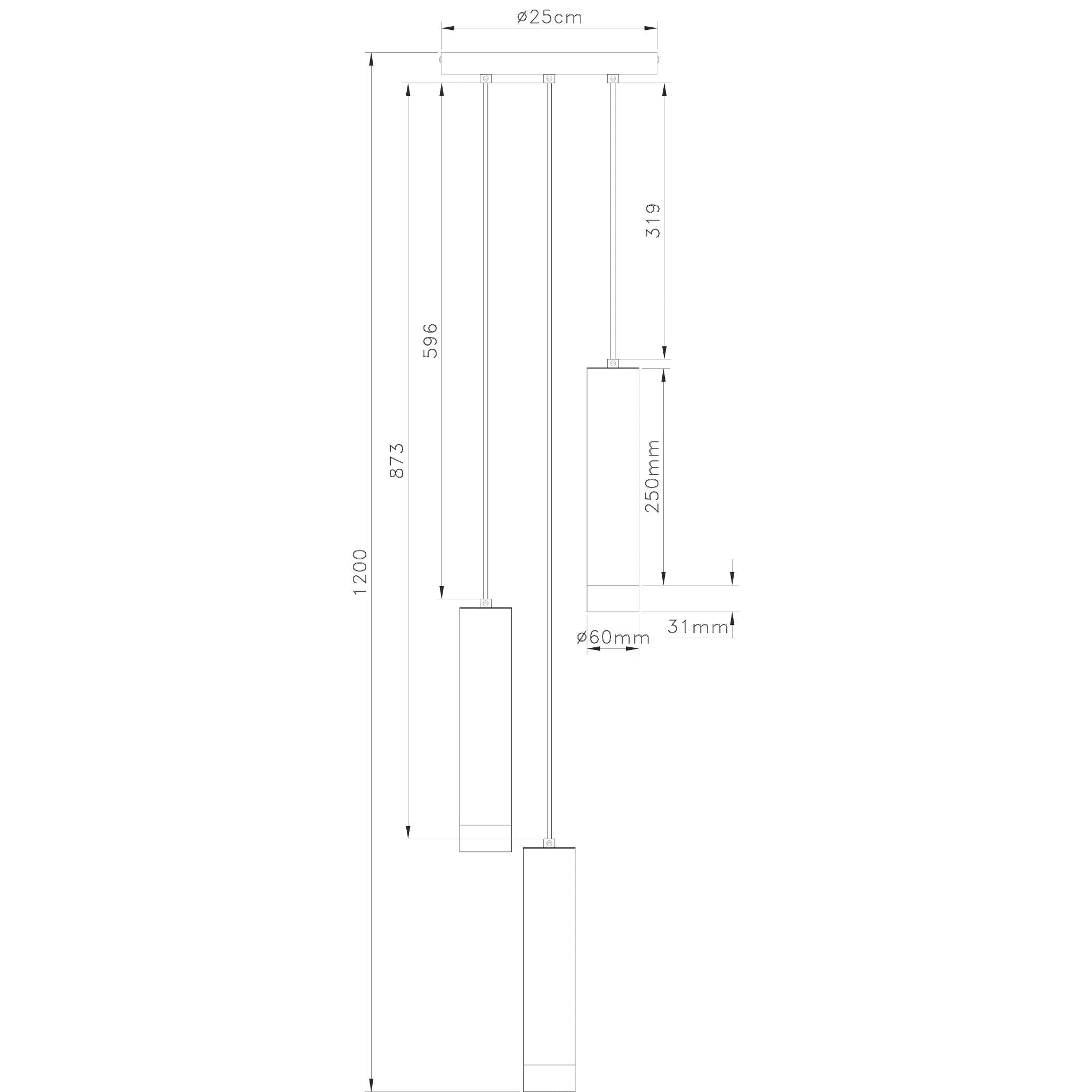 Ina 340833-30 - Riippuvalaisin - Hiekanmusta