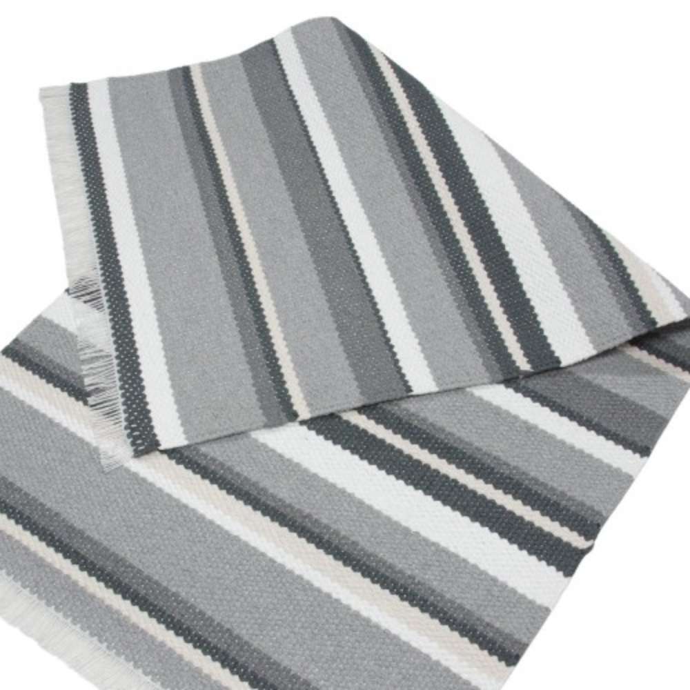 JANNE puuvillamatto - harmaa.