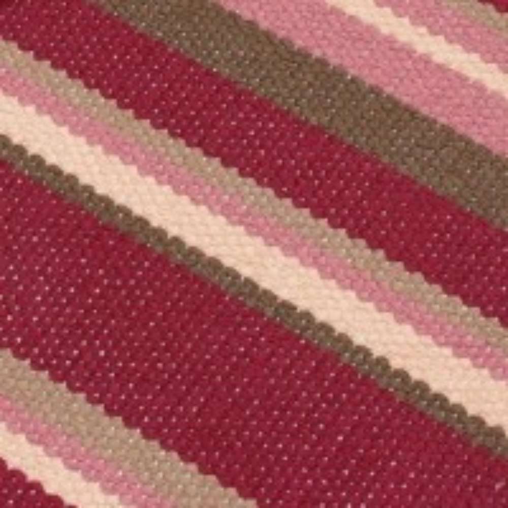 JANNE puuvillamatto - tummanpunainen.