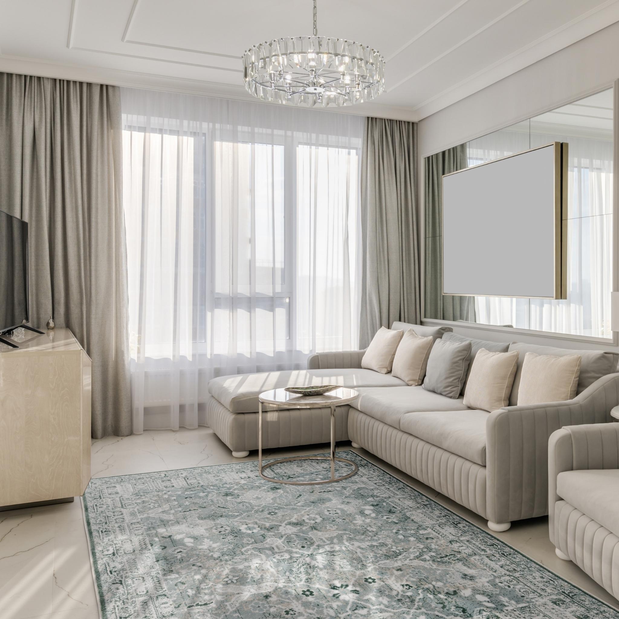 Jim lyhytnukkainen matto - minttu