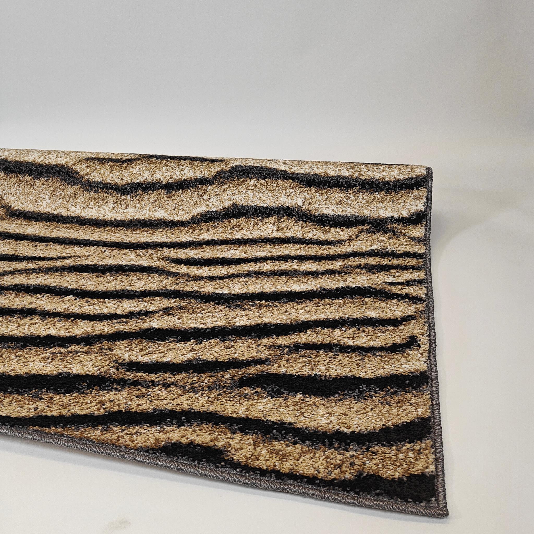 Dyyni nukkamatto - beige/musta