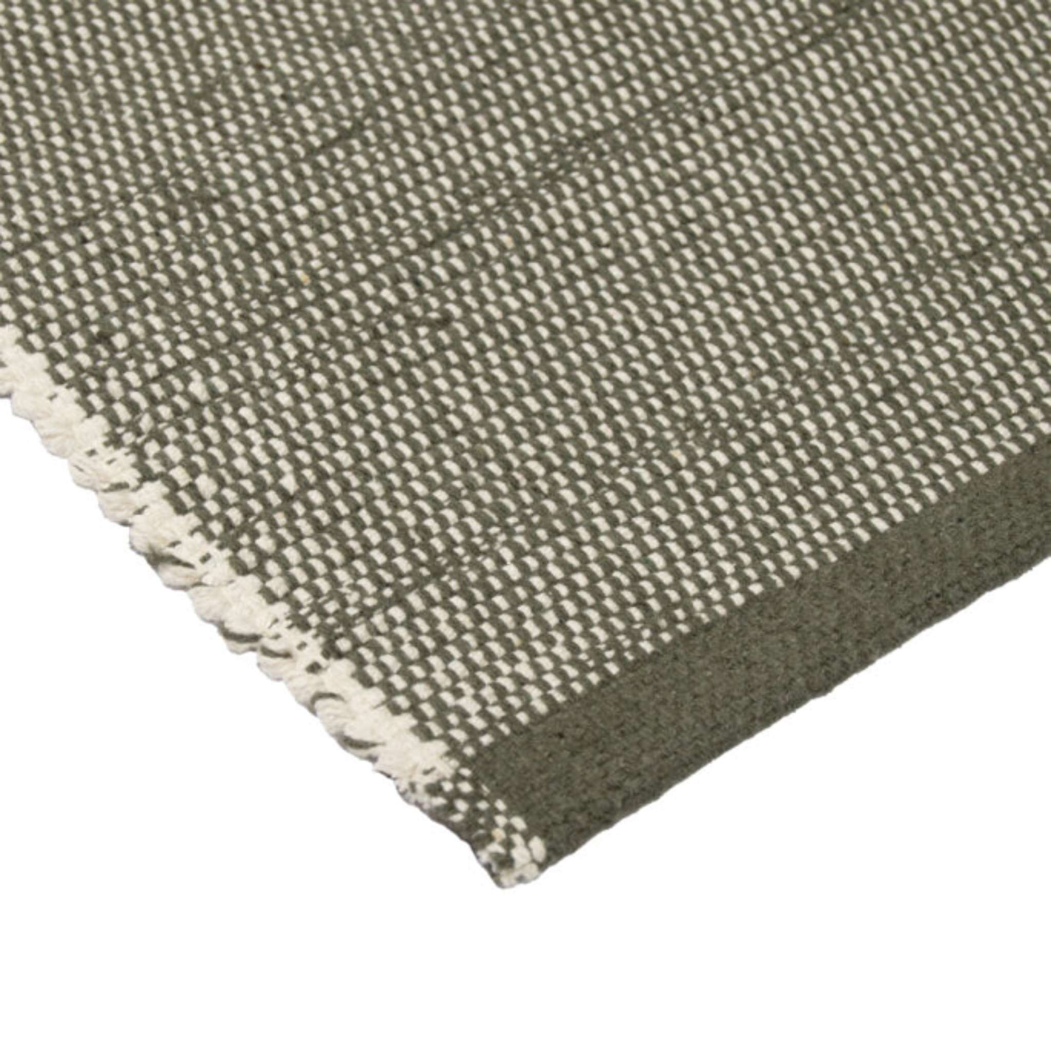 Kaarina puuvillamatto - Vihreä