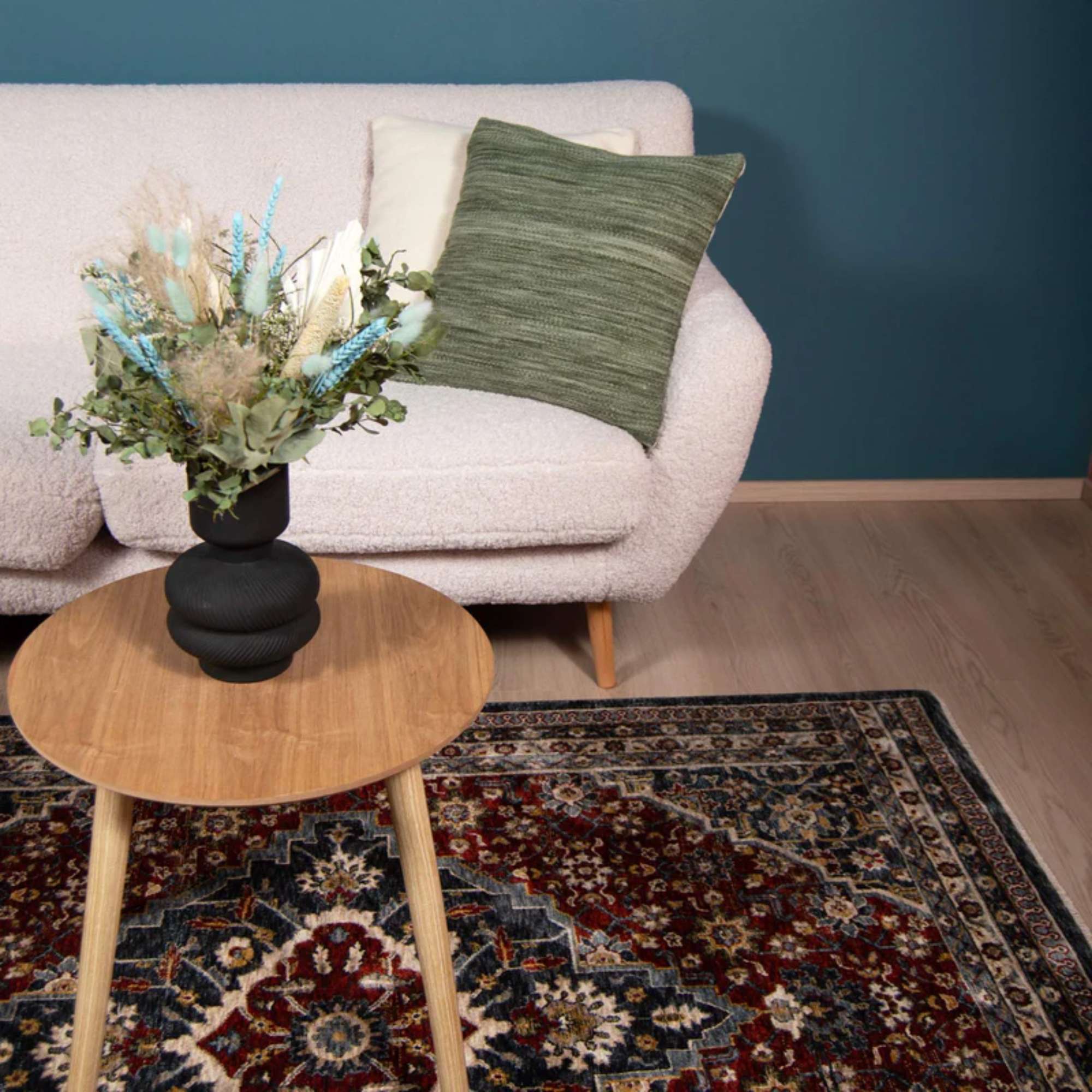 Karaz Itämainen matto - punainen-sininen