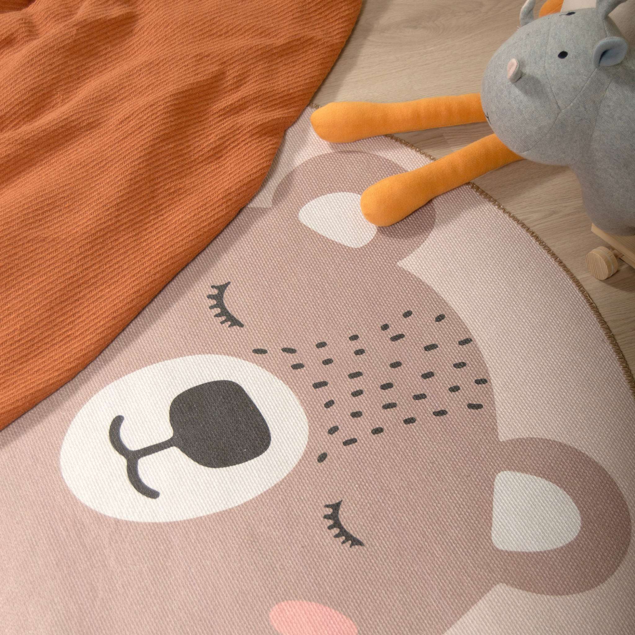 Karhunen children's rug - brown