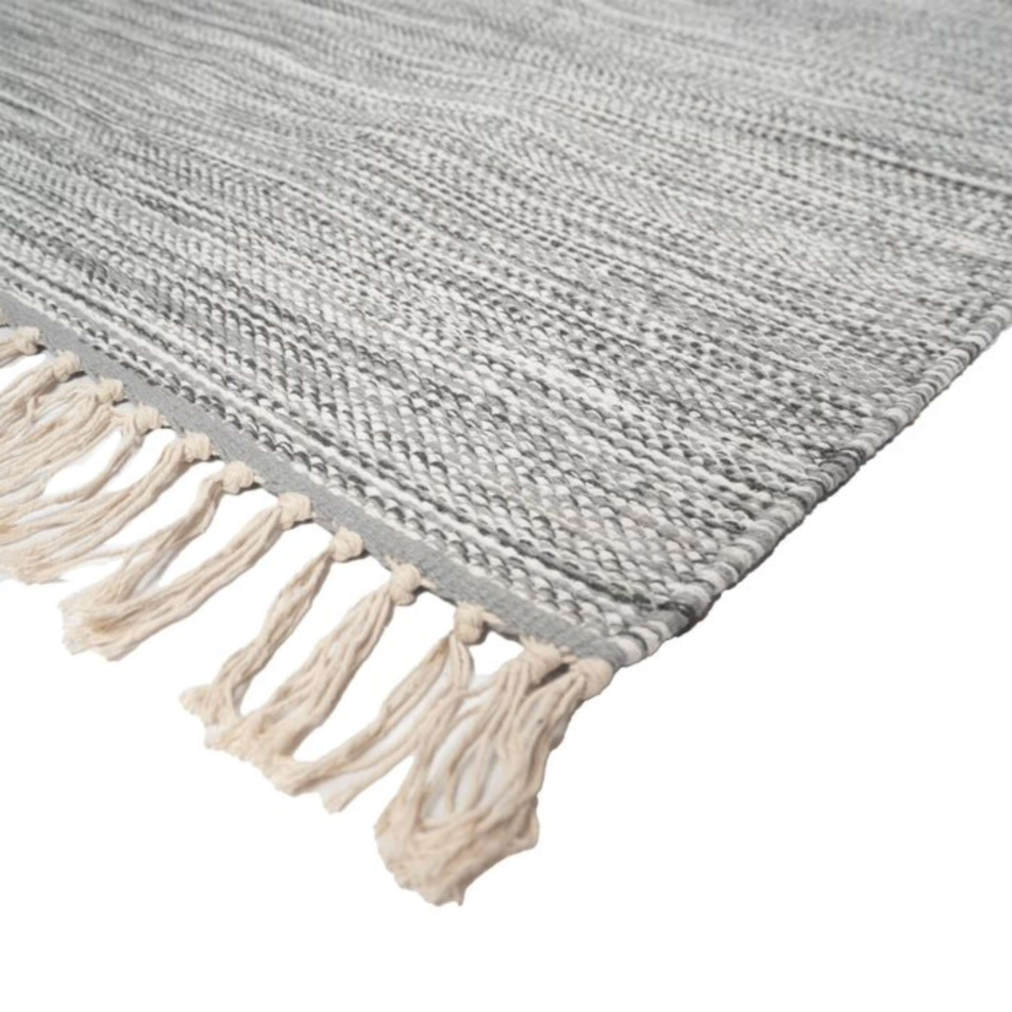 Kesälahti puuvillamatto - harmaa