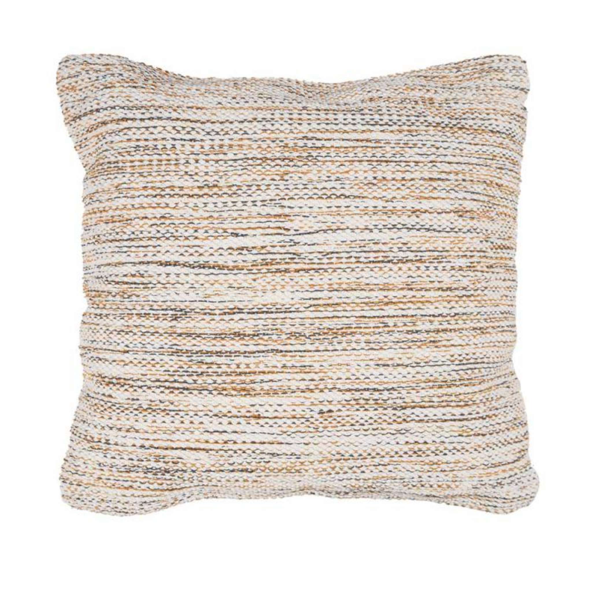 Kesälahti koristetyyny 45x45 cm - ruskea-harmaa